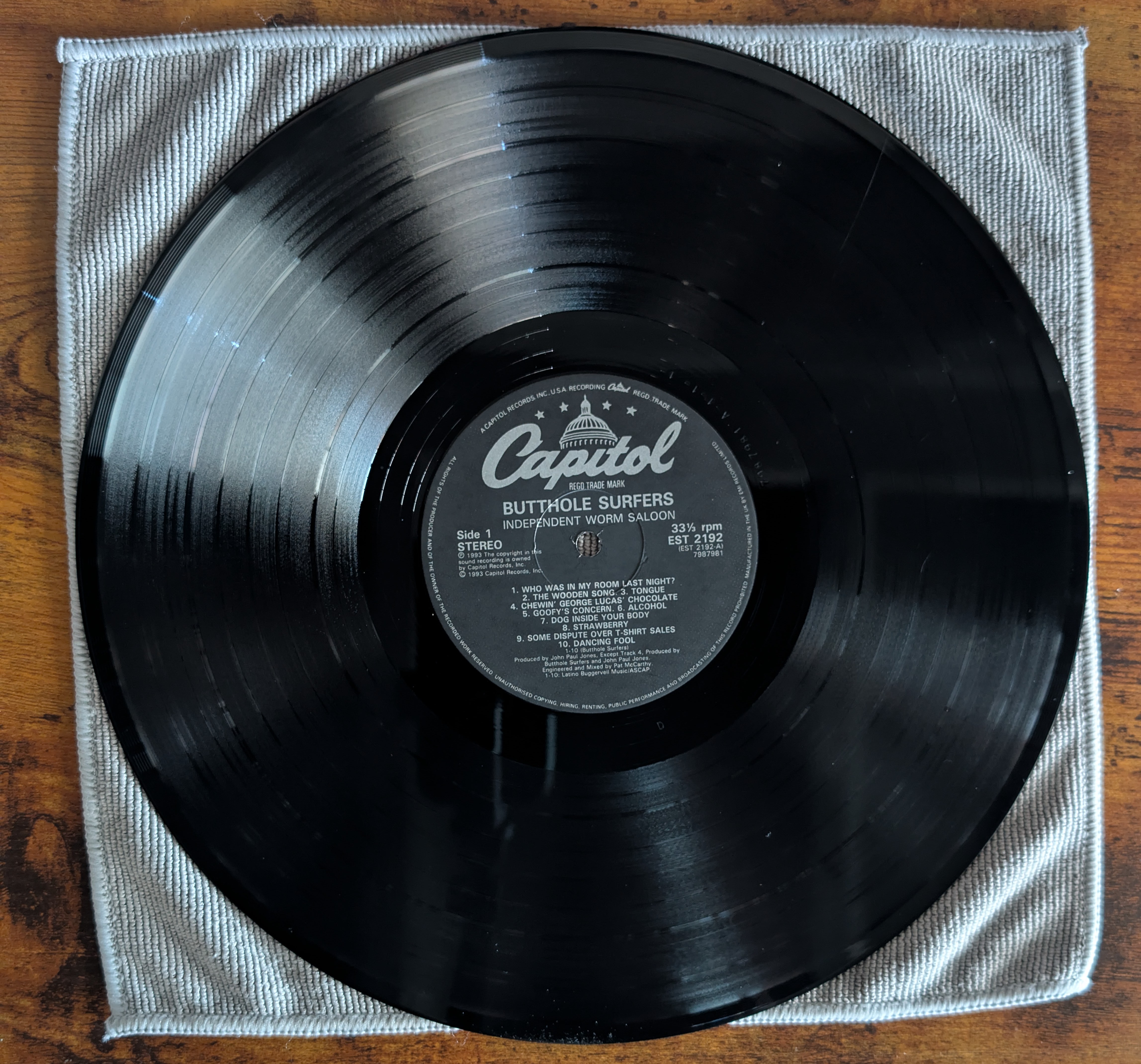 Image 3 of Butthole Surfers - Independent Worm Saloon (Capitol Records, 0777 7 98798 1 6) · LP · VG+/VG+