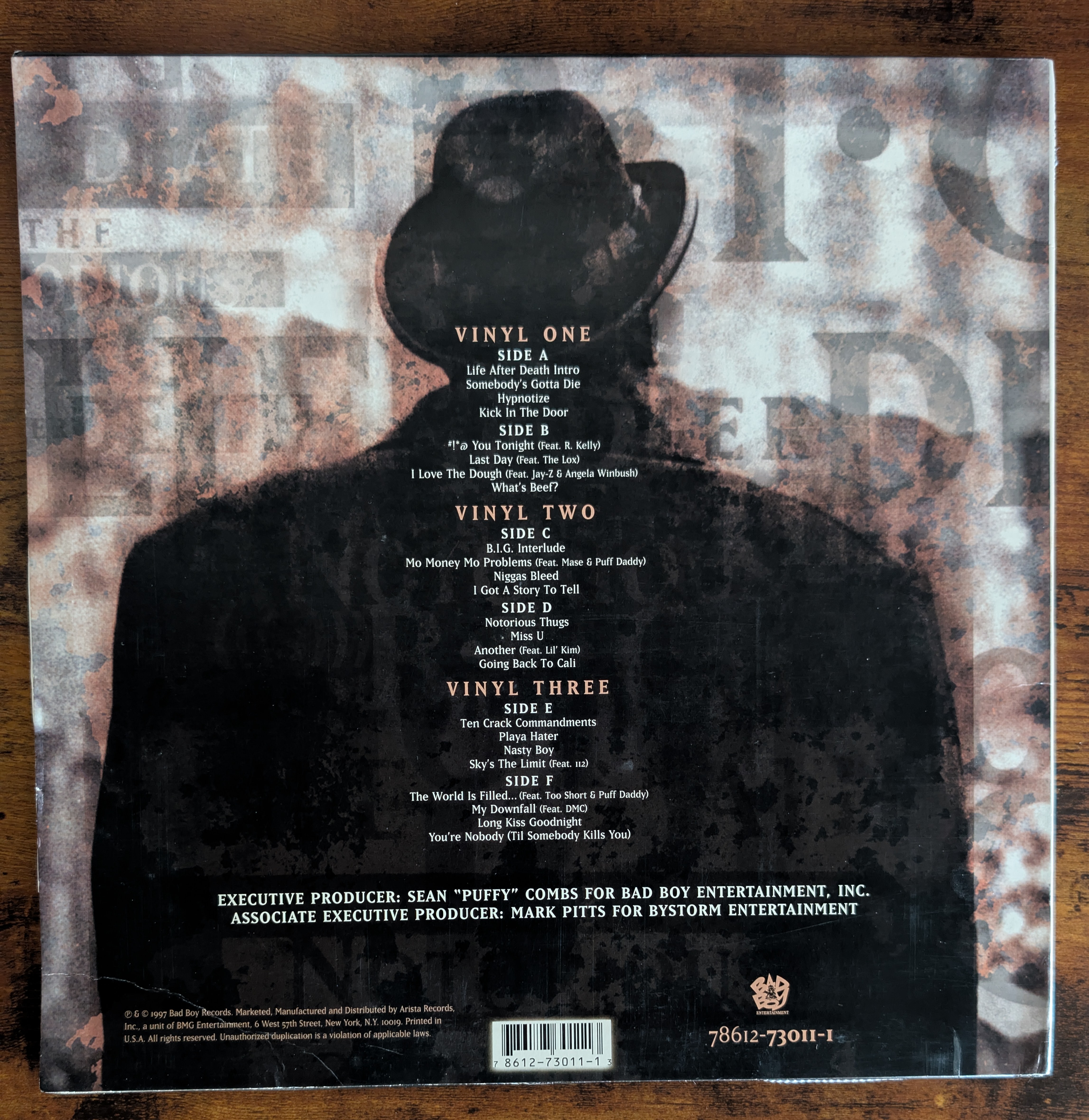 Image 2 of Notorious B.I.G. - Life After Death (Puff Daddy Records, 78612-73011-1) · 3xLP · VG+/VG+