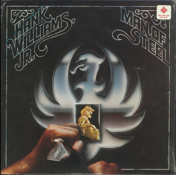 Hank Williams Jr. - Man Of Steel (Warner Bros. Records, 1-23924) • LP • M/M