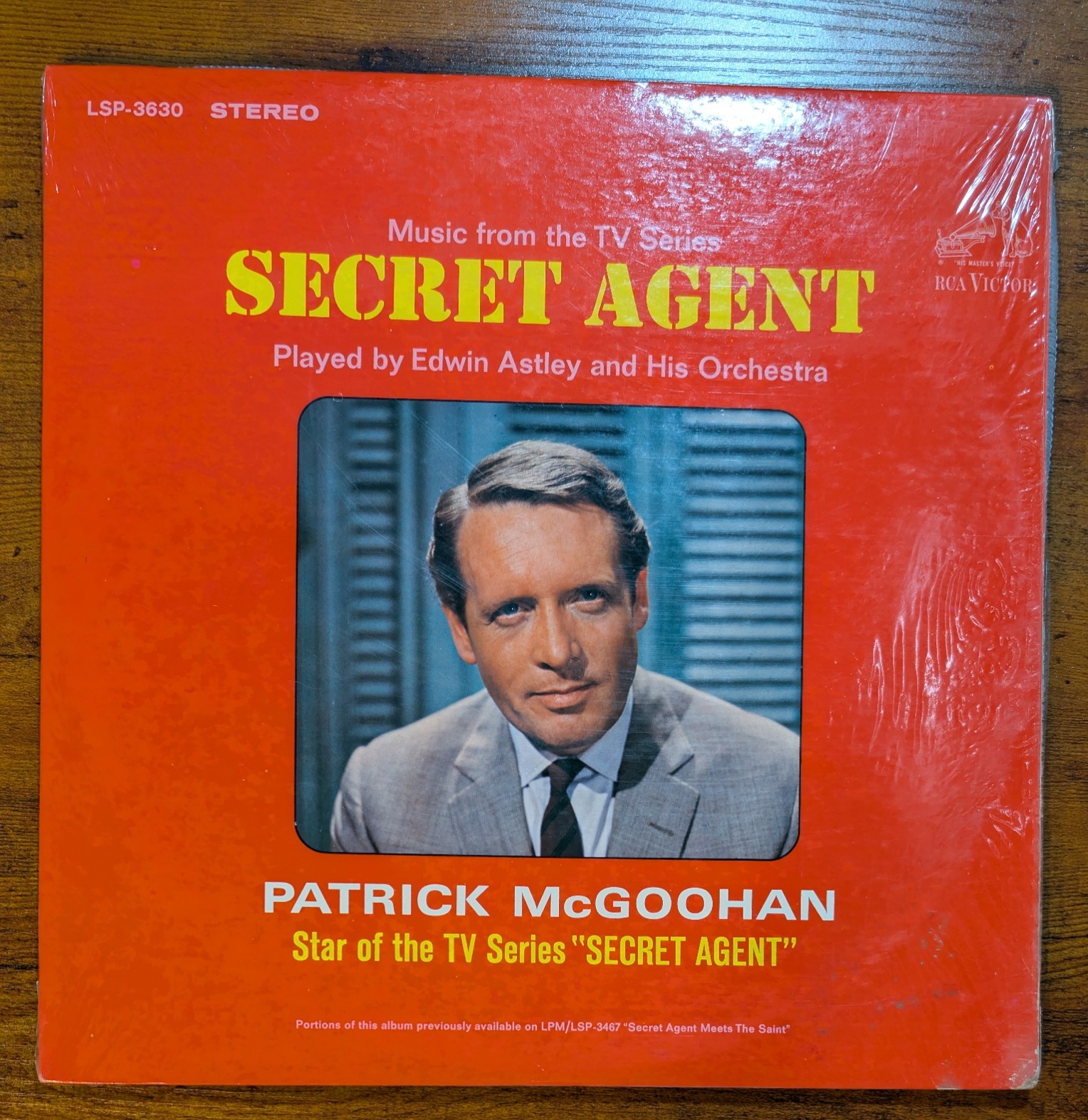 Edwin Astley And His Orchestra - Secret Agent: Music From The TV Series (RCA Victor, LSP-3630) · LP · VG+/VG+