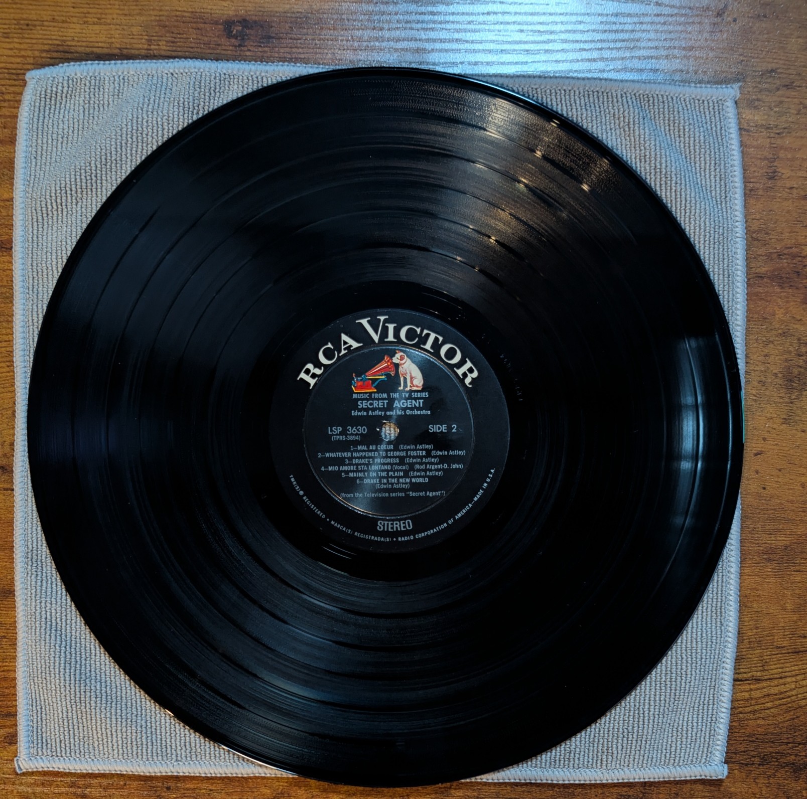 Image 6 of Edwin Astley And His Orchestra - Secret Agent: Music From The TV Series (RCA Victor, LSP-3630) · LP · VG+/VG+