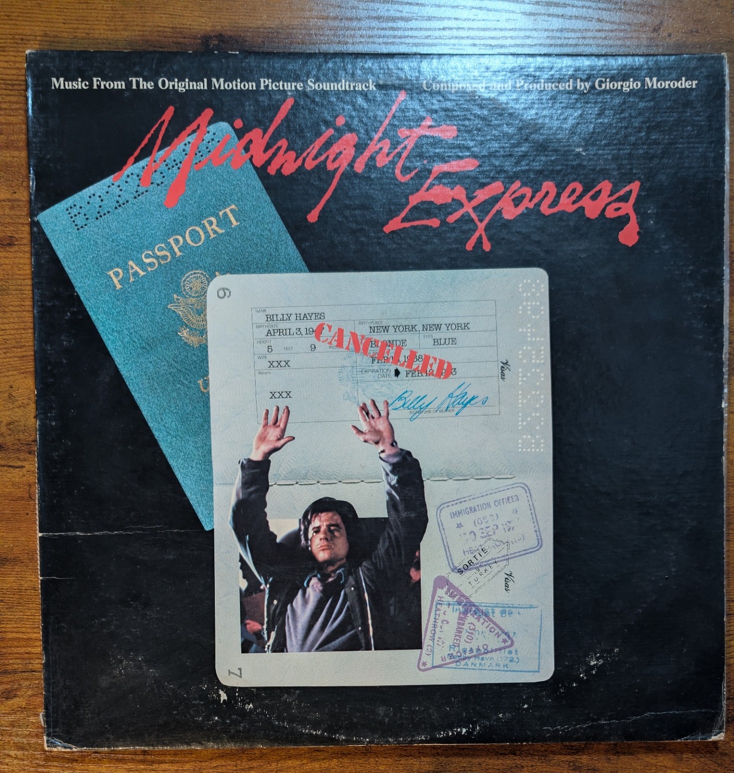 Giorgio Moroder - Midnight Express (Music From The Original Motion Picture Soundtrack) (Casablanca, NBLP 7114) · LP · 53 - Keel Pressing · NM/VG