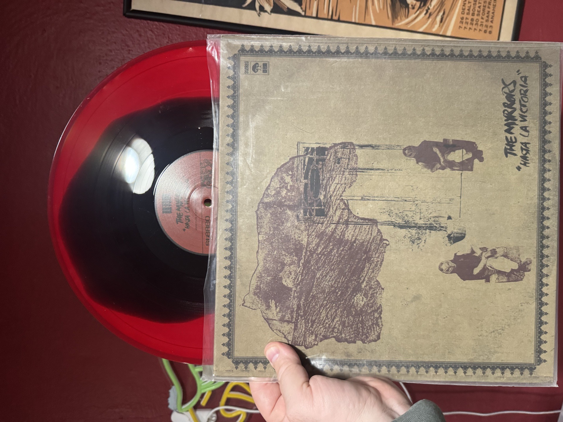 The Myrrors - Hasta La Victoria (Beyond Beyond Is Beyond Records, BBIBR036) · LP · Black &amp; Red · Limited Edition