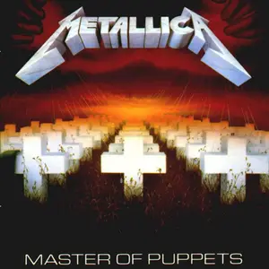 Metallica - Master Of Puppets (Blackened, BLCKND005R-1W) • LP • Red (Battery Brick) • M/M • Limited Edition, Reissue, Remastered