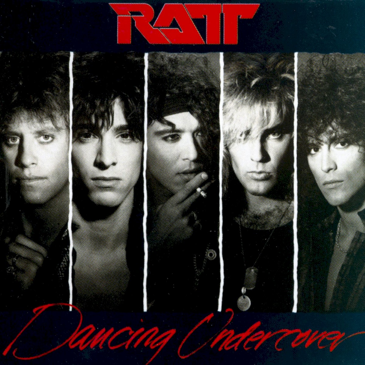 Ratt - Dancing Undercover (Atlantic, 538680001) • LP • Red, Black &amp; White Stripe • Limited Edition, Reissue