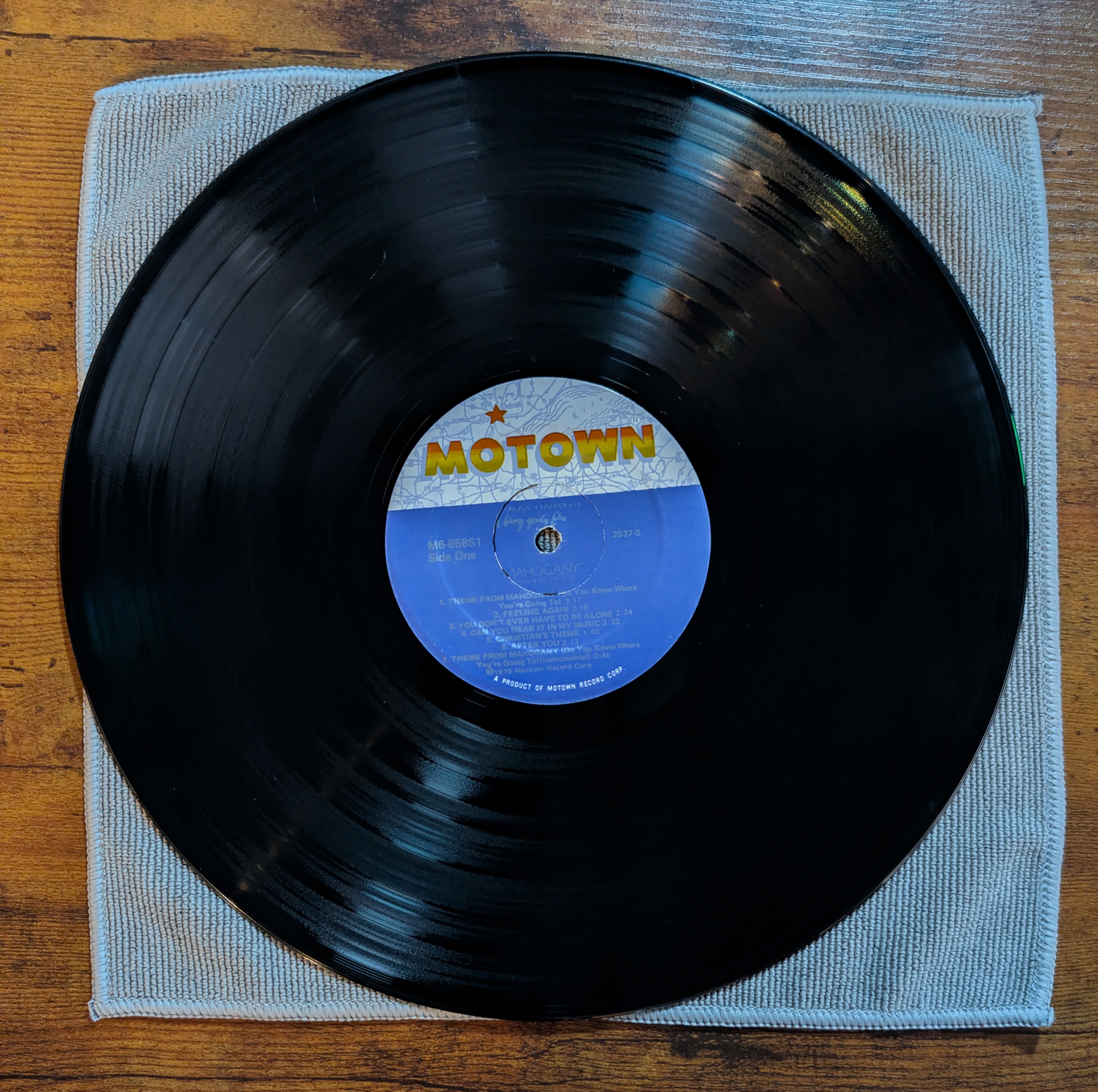 Image 3 of Michael Masser , Diana Ross - Mahogany (Motown, M6-858S1) · LP · Hollywood Pressing · VG+/VG+