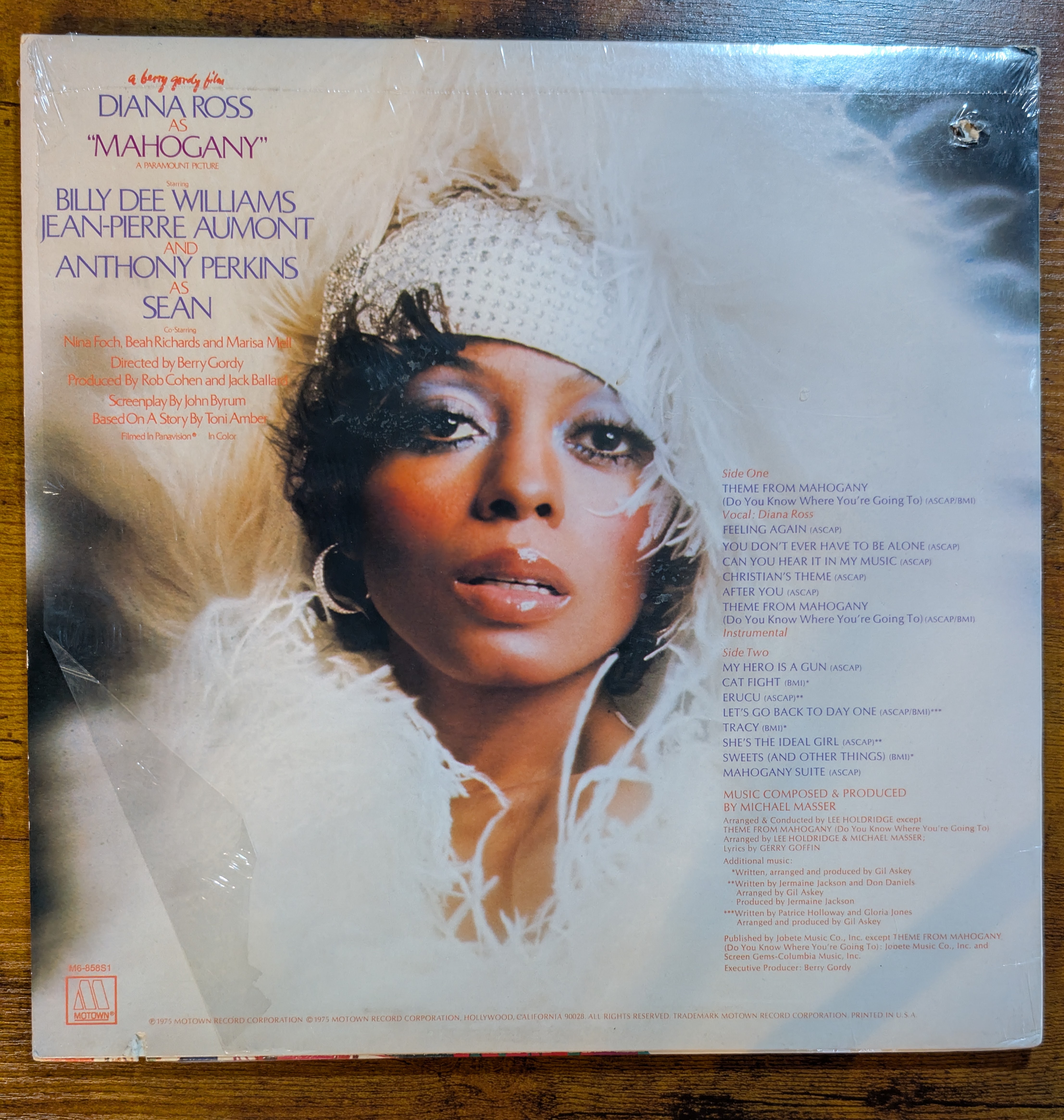 Image 2 of Michael Masser , Diana Ross - Mahogany (Motown, M6-858S1) · LP · Hollywood Pressing · VG+/VG+