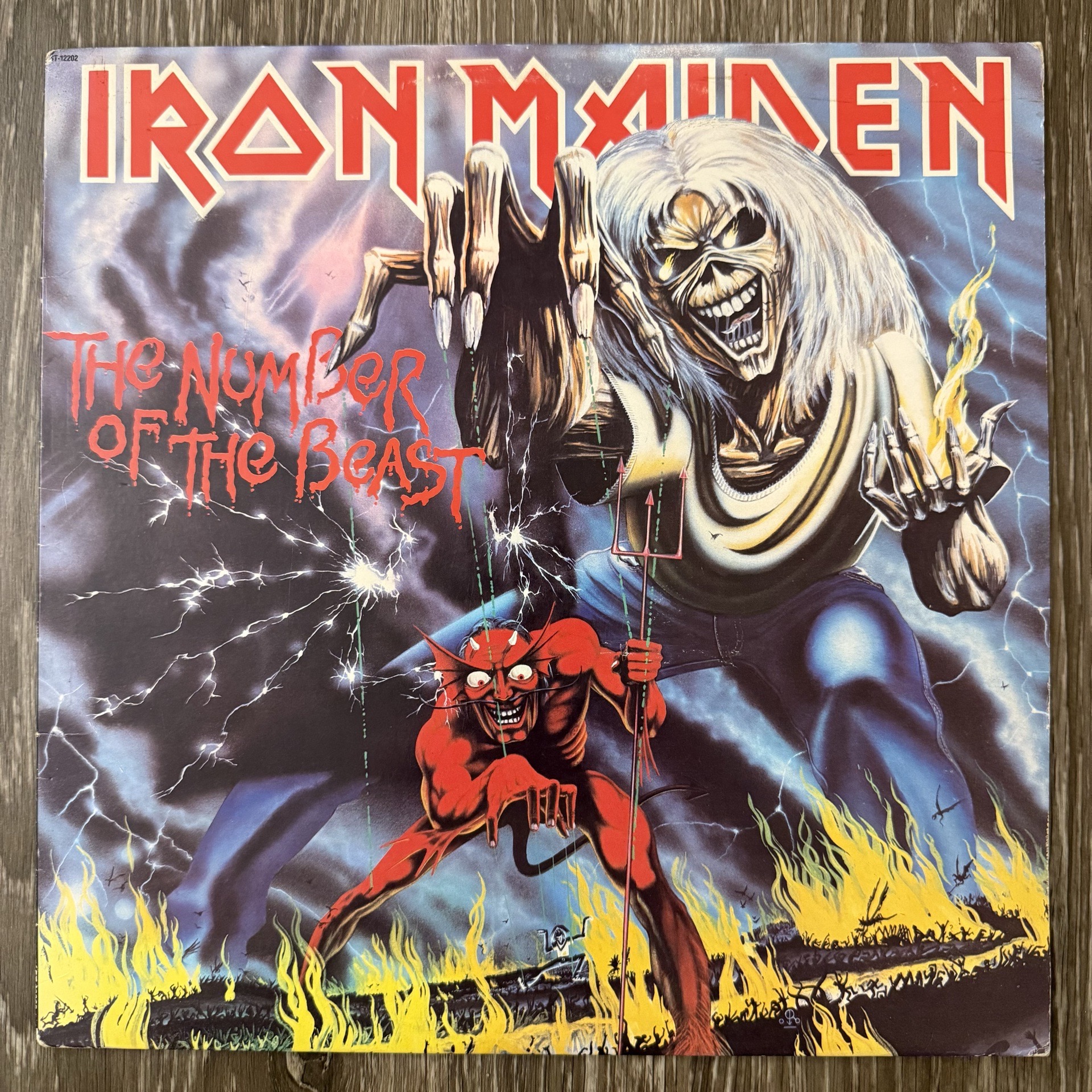 The Number Of The Beast - Iron Maiden ‘86 Harvest Speciality Records Press