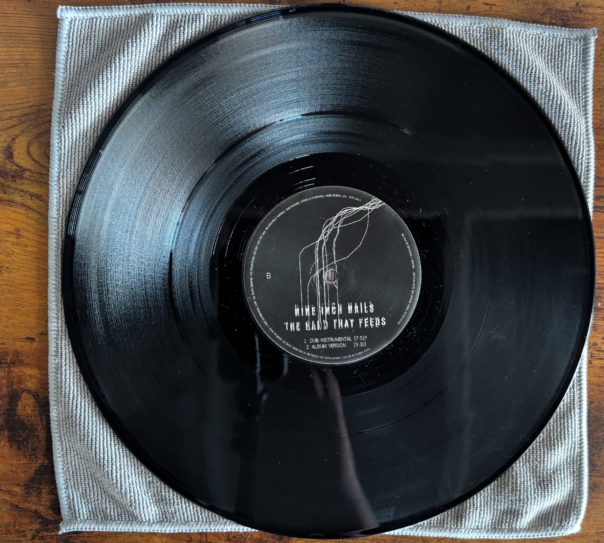 Image 2 of Nine Inch Nails - The Hand That Feeds (The Photek Remixes) (Interscope Records, INTR-11411-1) · 12" · Promo