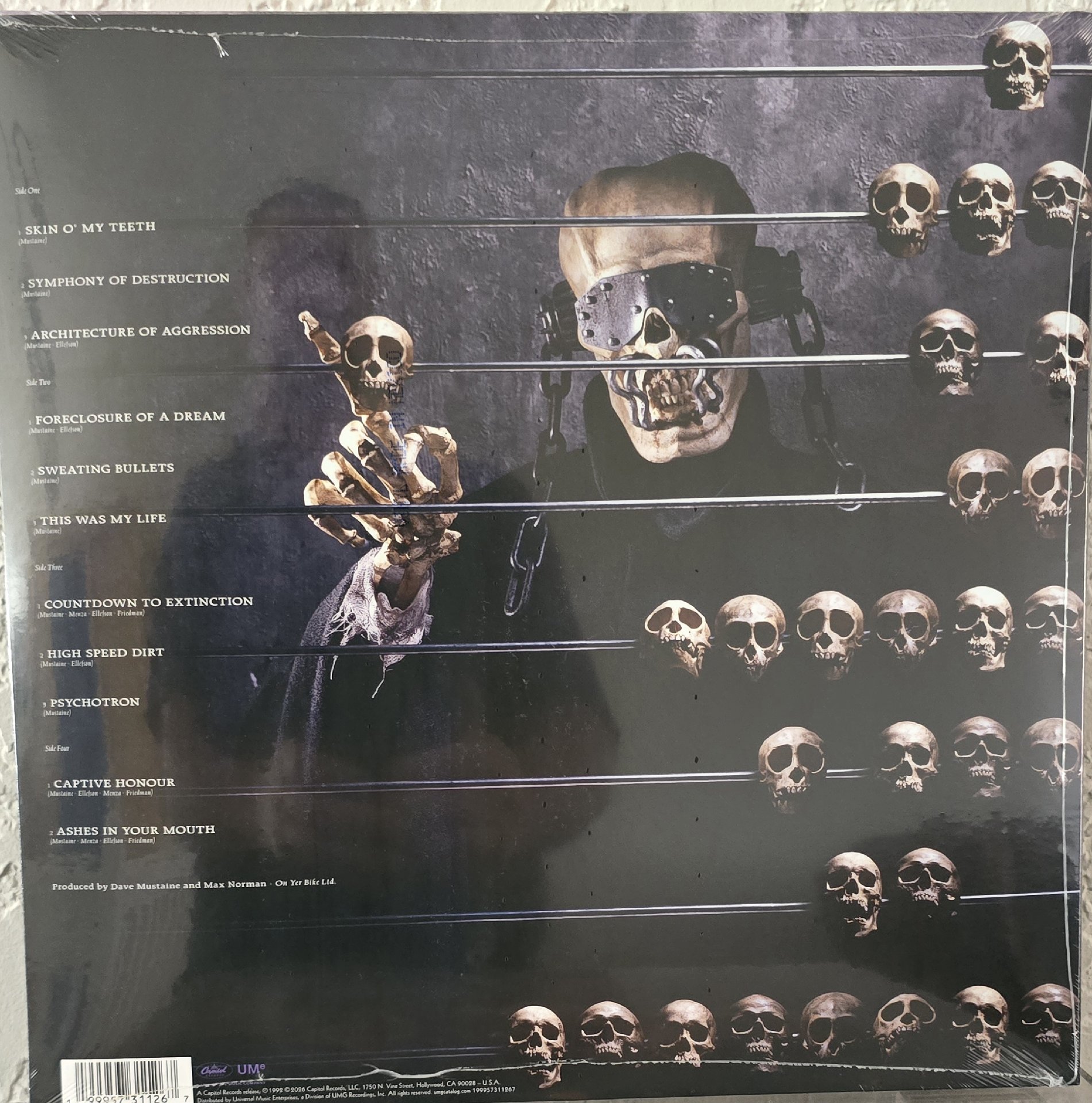 Image 2 of Megadeth Countdown To Extinction Double Vinyl LP (2026)