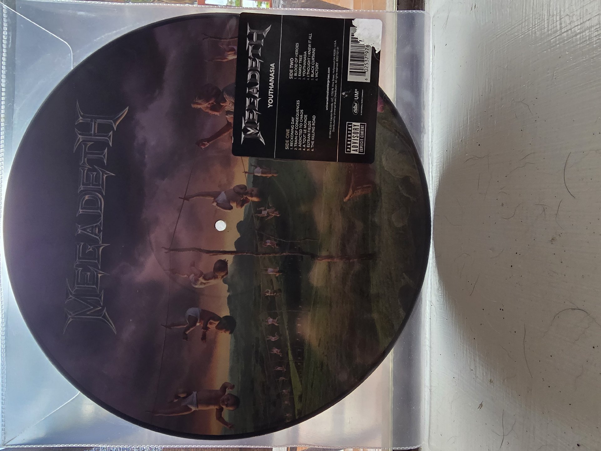 Megadeth Youthanasia Vinyl Limited Edition Picture Disc LP