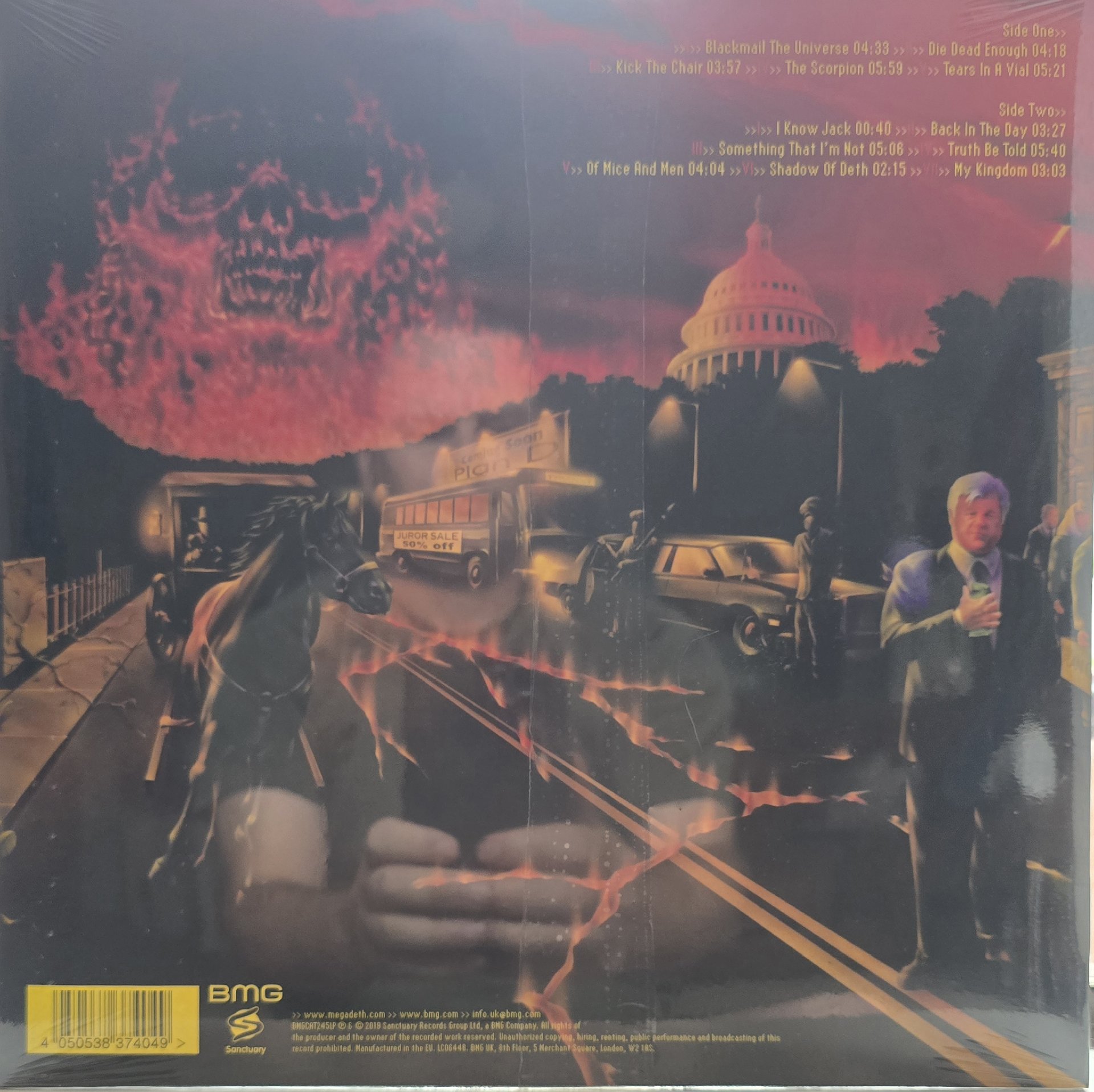 Image 3 of Megadeth System Has Failed Vinyl LP