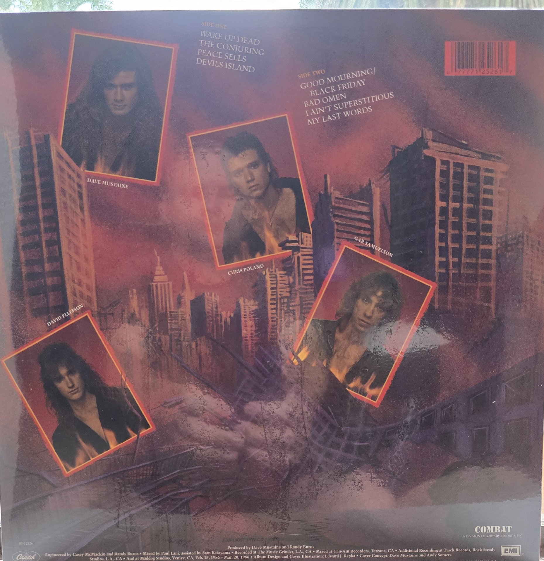 Image 2 of Megadeth Peace Sells But Who's Buying Vinyl LP