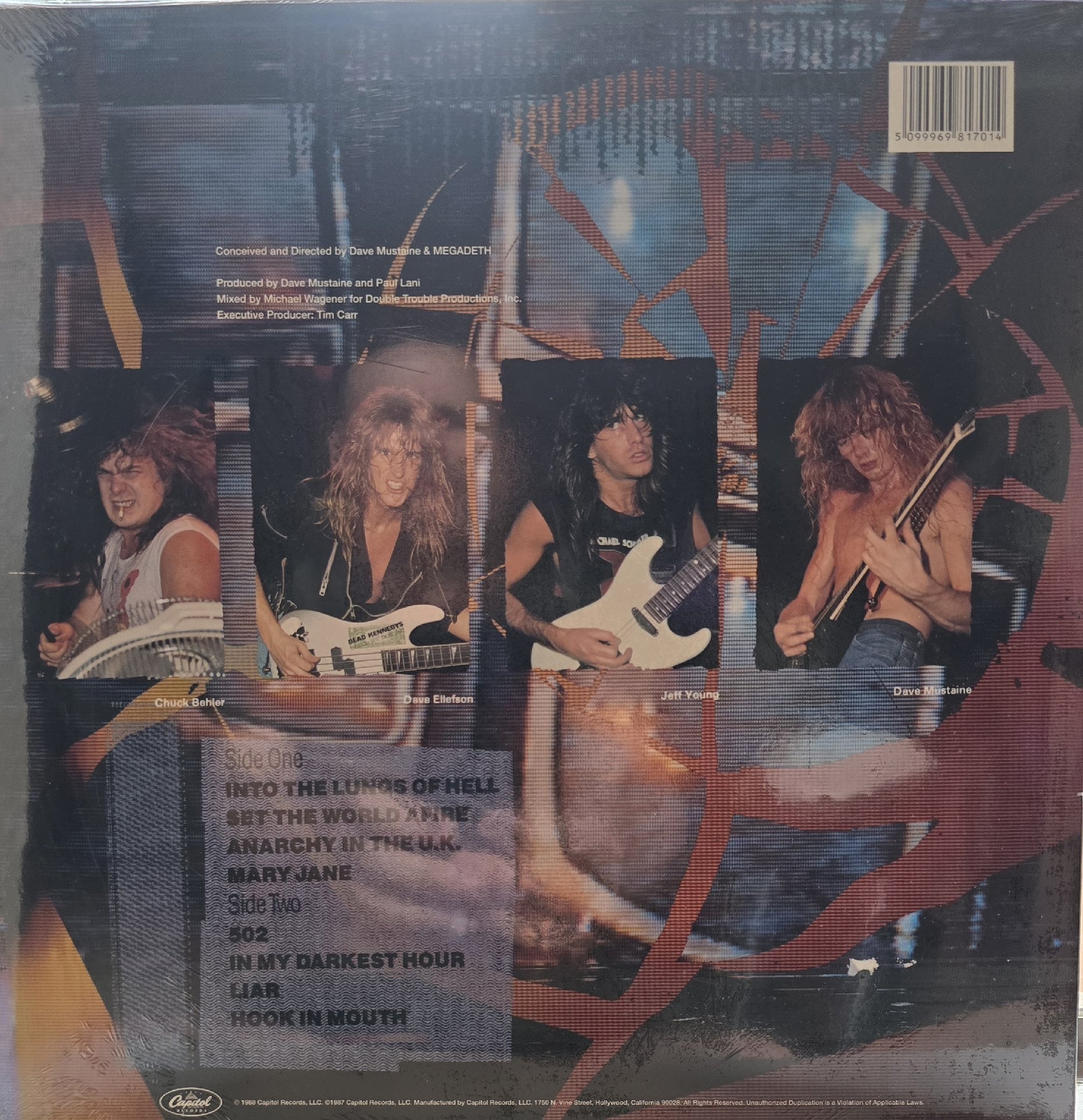 Image 2 of Megadeth So Far So Good So What Vinyl LP
