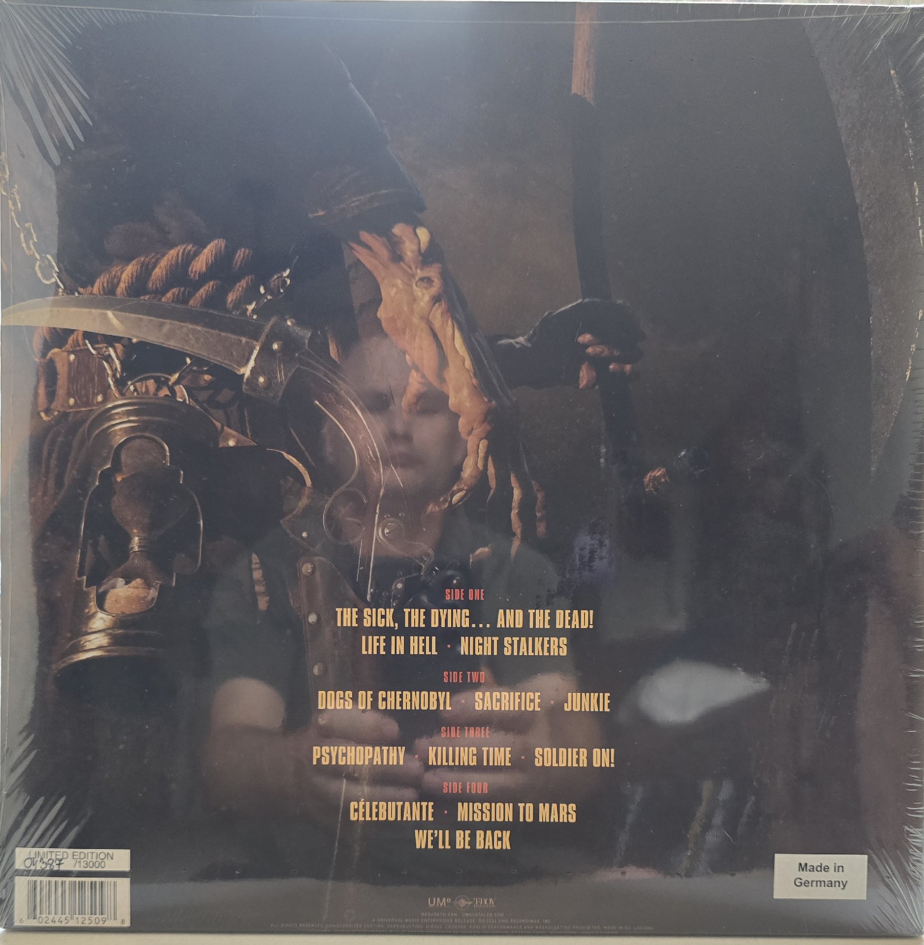 Image 2 of Megadeth The Sick The Dying And The Dead Vinyl LP