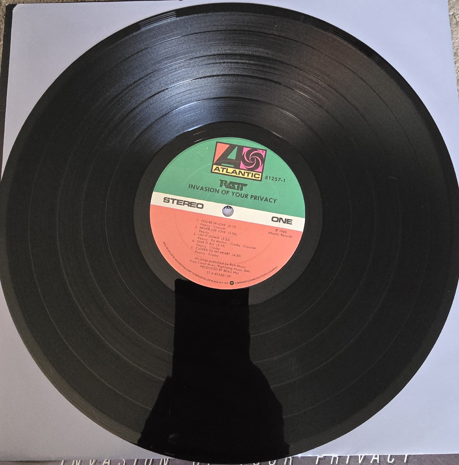 Image 5 of Ratt Invasion Of Your Privacy Vinyl LP