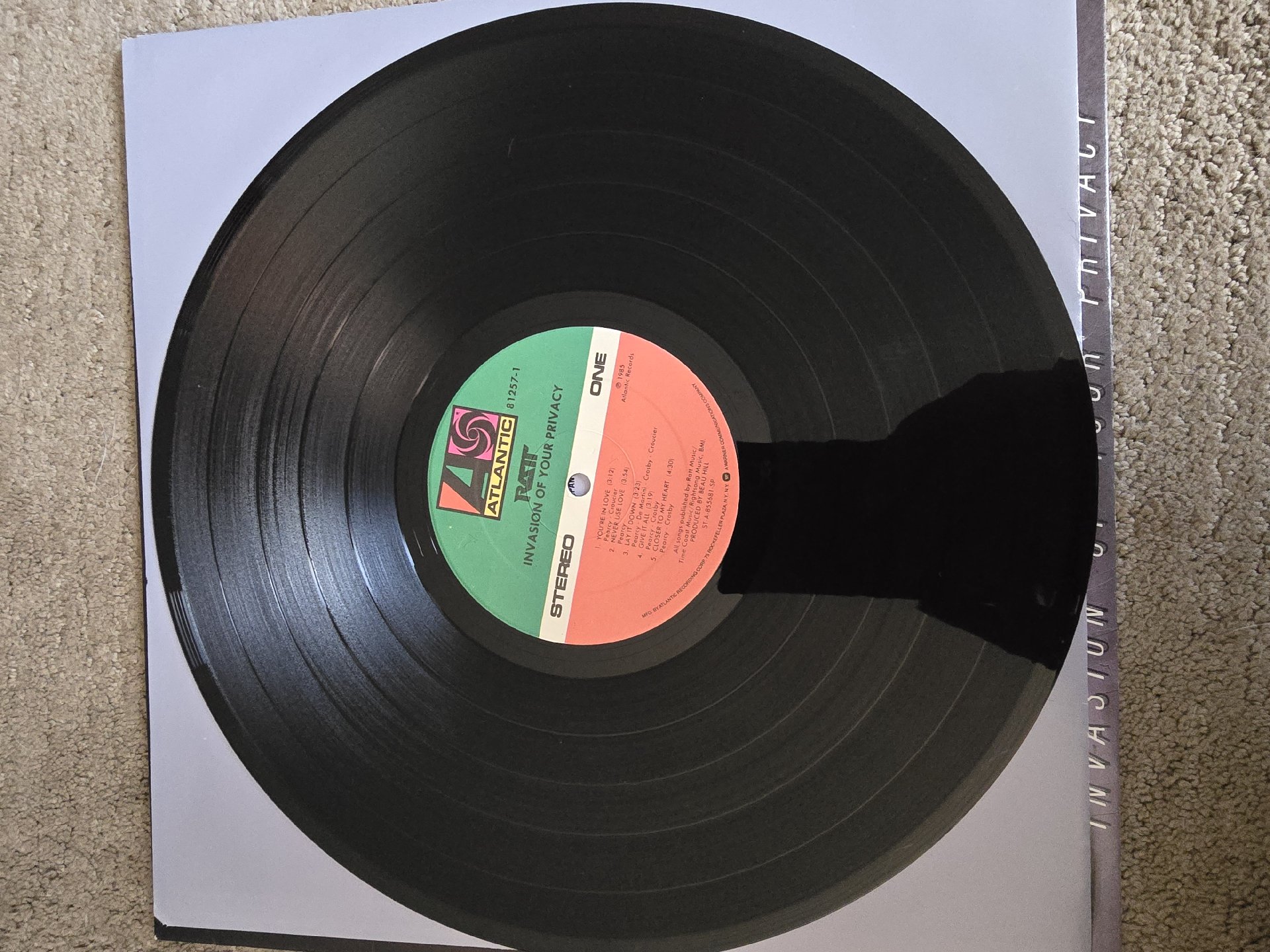 Image 6 of Ratt Invasion Of Your Privacy Vinyl LP