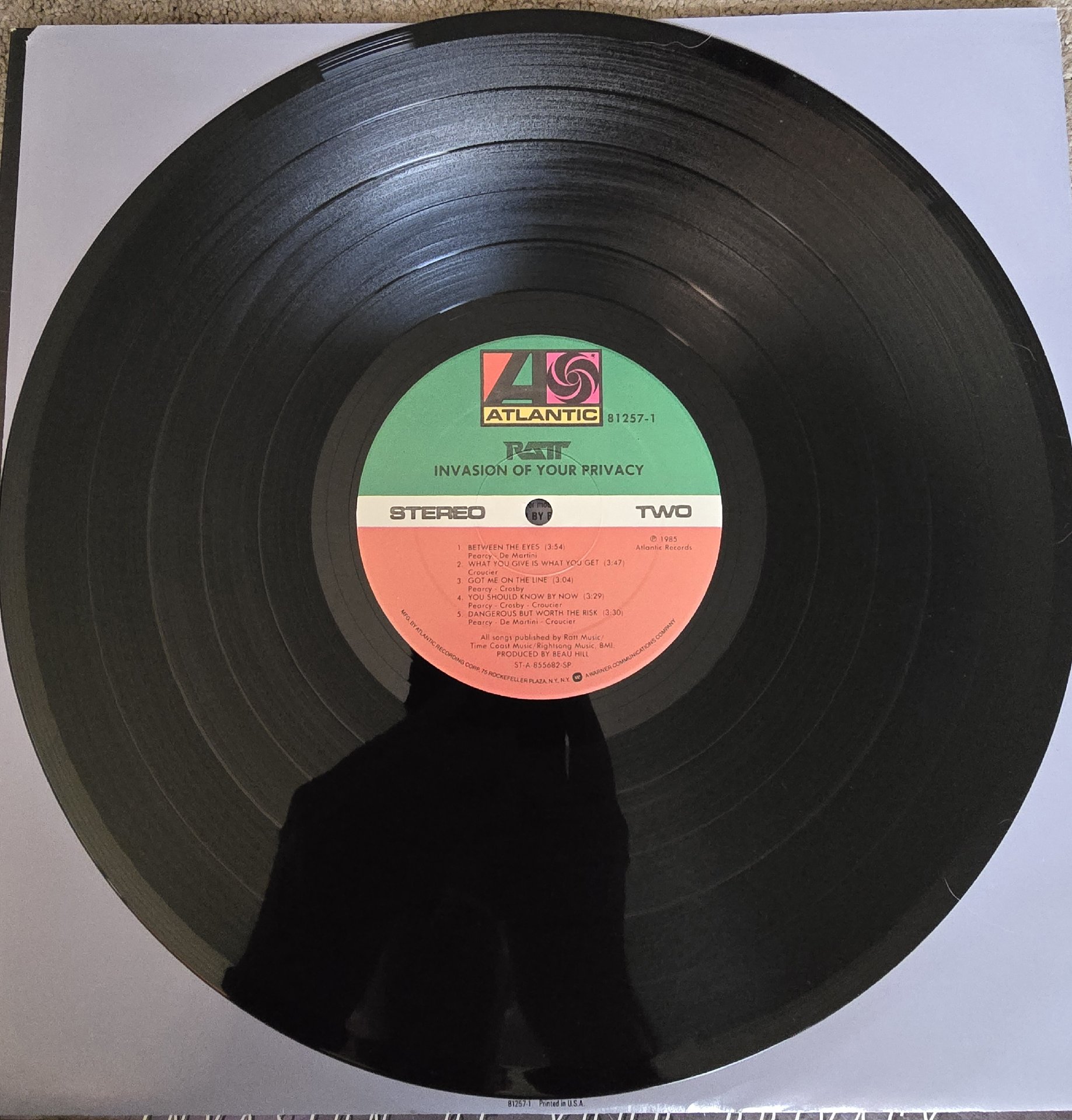 Image 7 of Ratt Invasion Of Your Privacy Vinyl LP