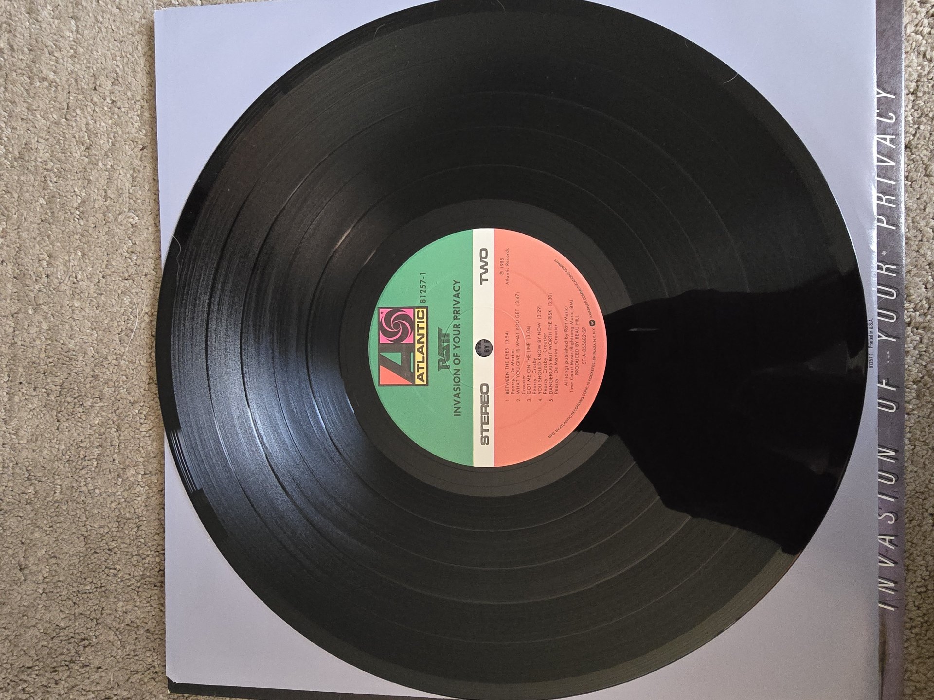 Image 8 of Ratt Invasion Of Your Privacy Vinyl LP