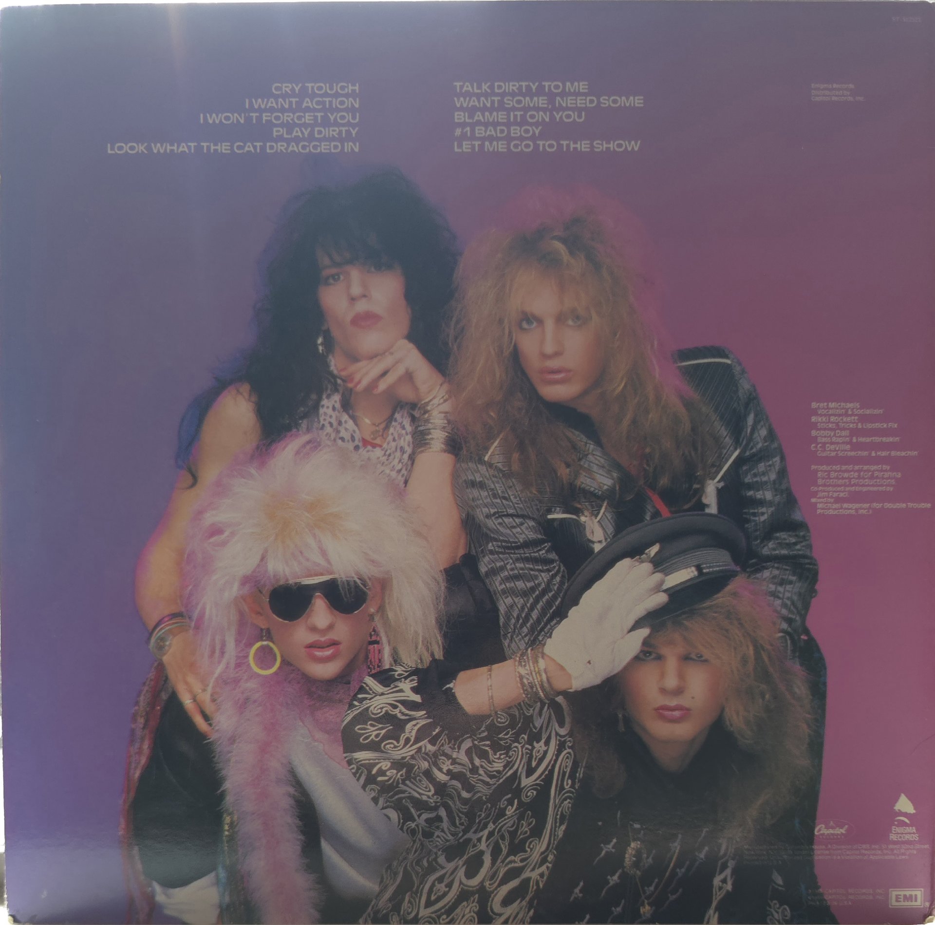 Image 2 of Poison Look What The Cat Dragged In Vinyl LP