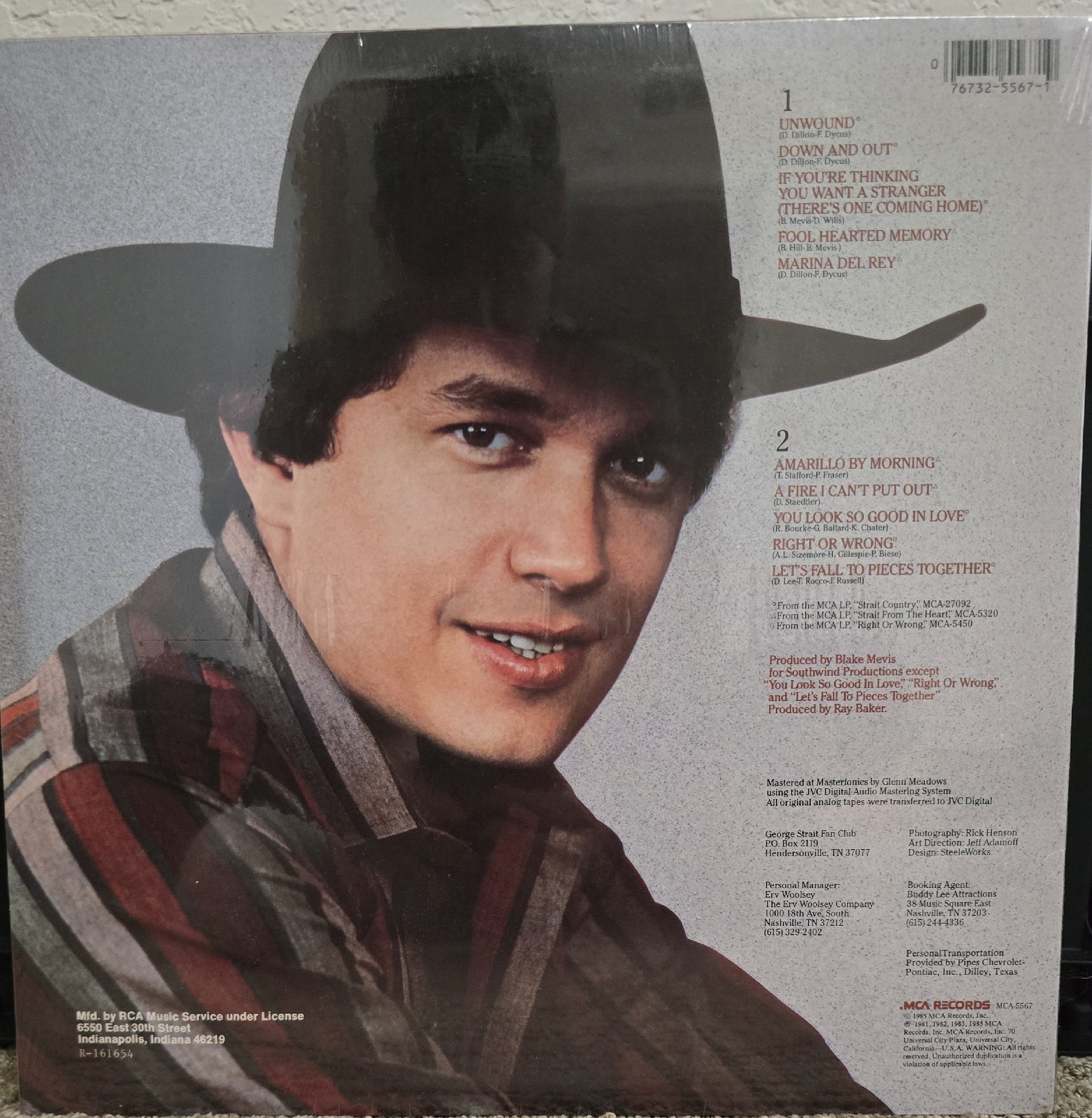 Image 2 of George Strait Greatest Hits Vinyl LP