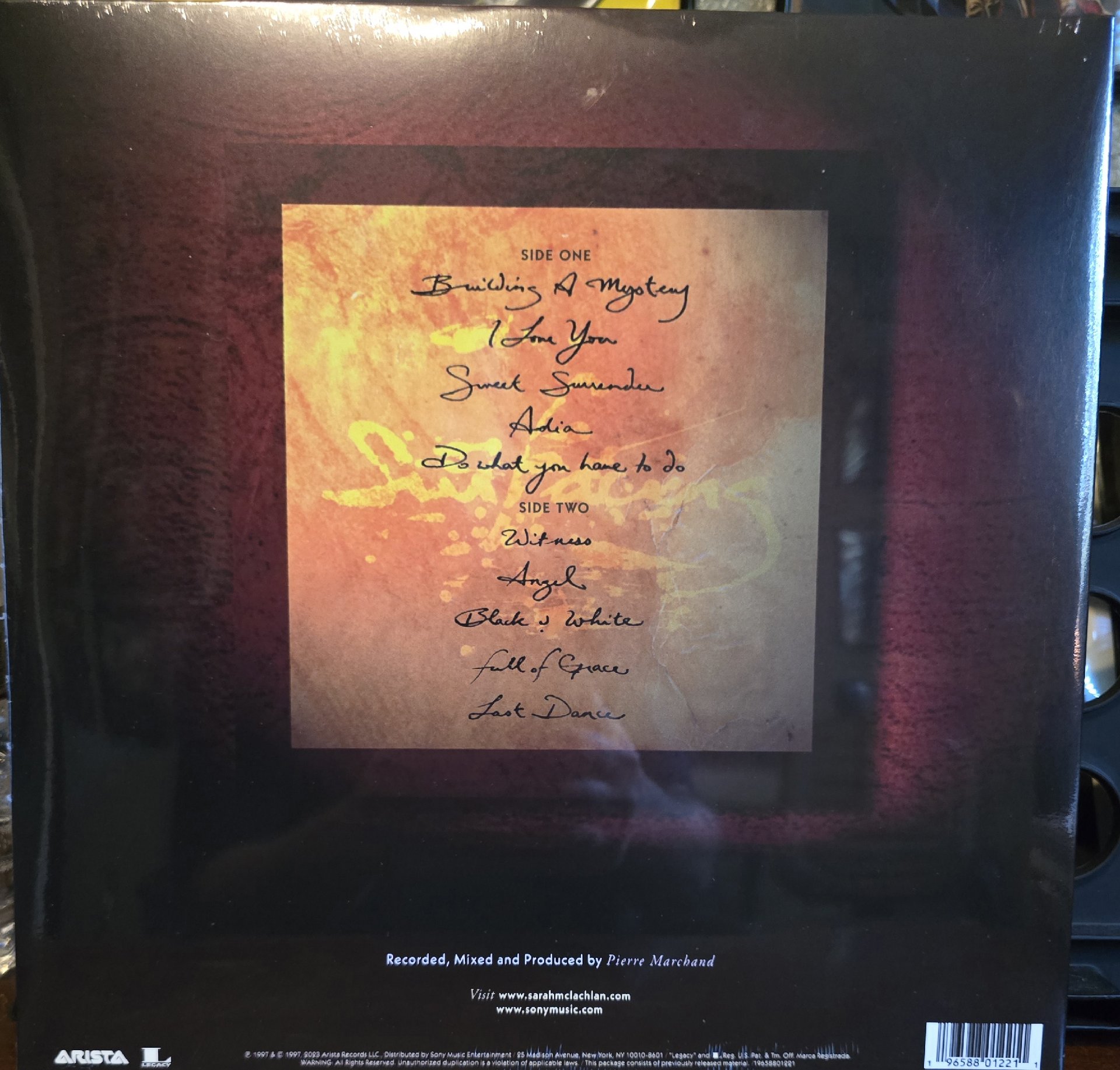 Image 2 of Sarah McLachlan Surfacing Vinyl LP