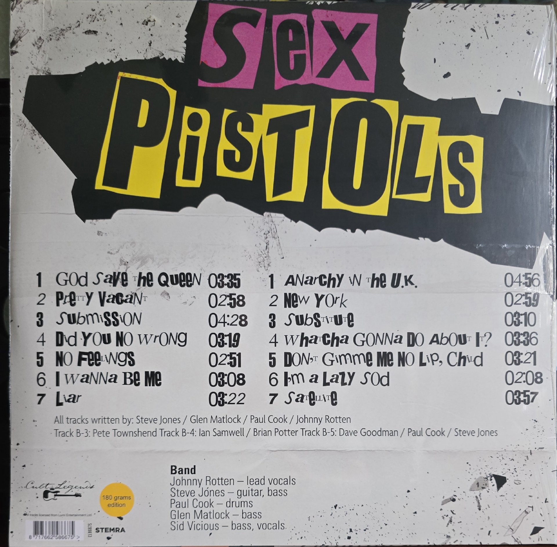 Image 2 of Sex Pistols Agents Of Anarchy Vinyl LP