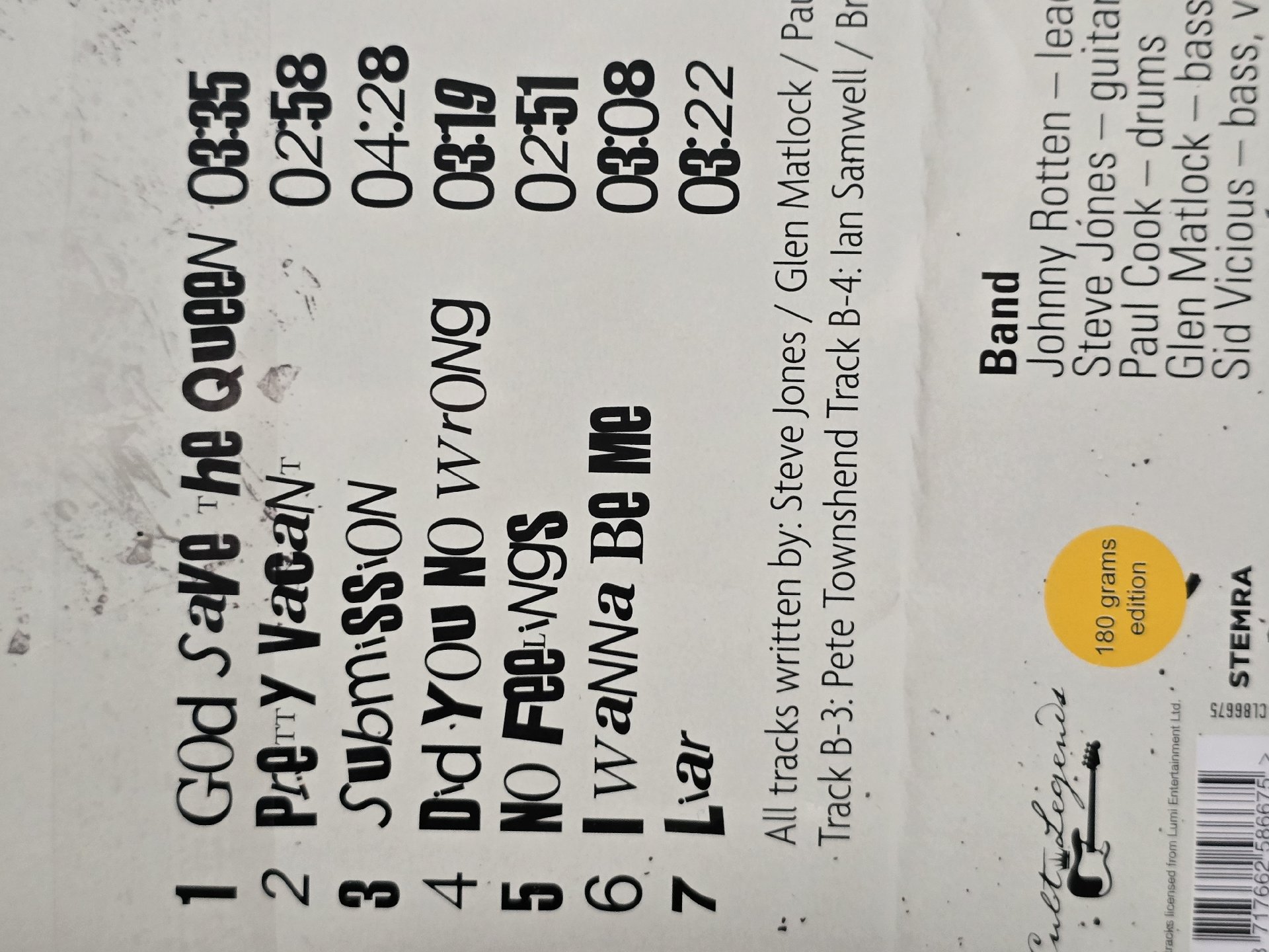 Image 3 of Sex Pistols Agents Of Anarchy Vinyl LP