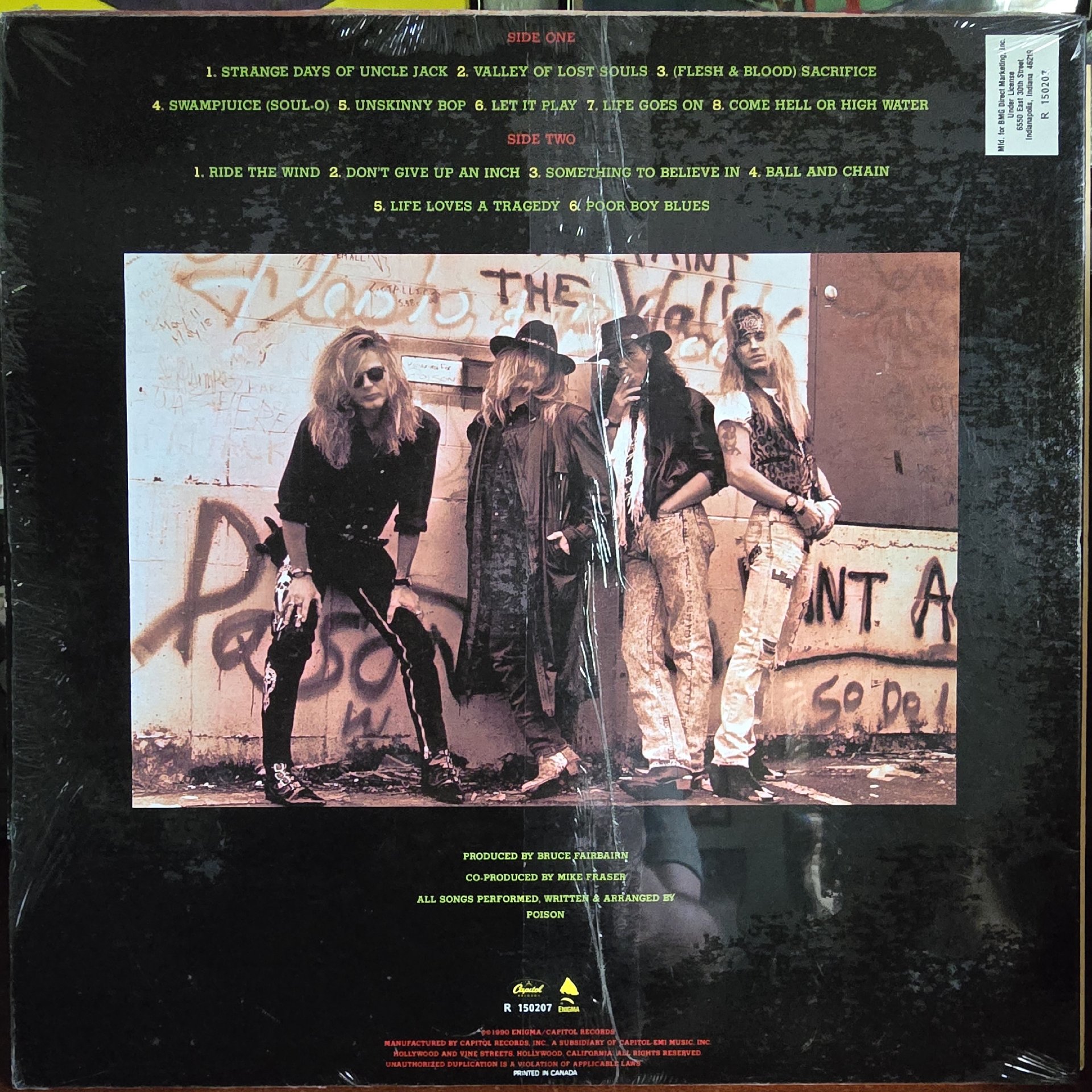 Image 2 of Poison Flesh And Blood Vinyl LP