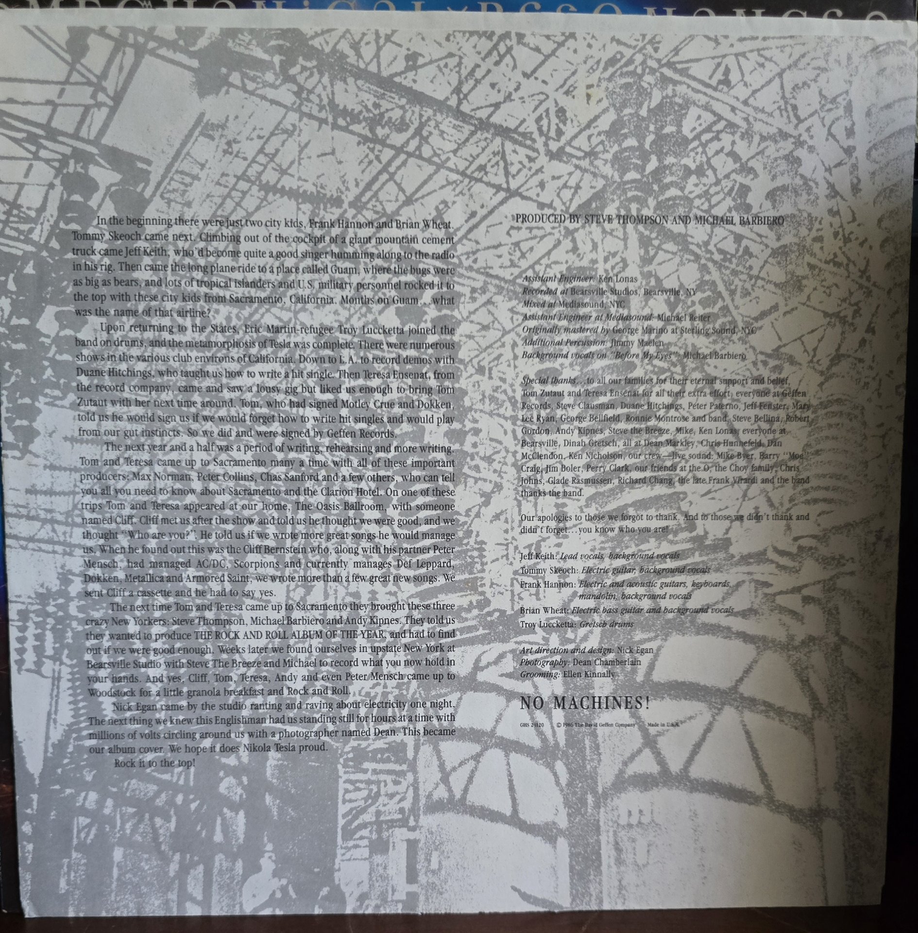 Image 3 of Tesla Mechanical Resonance Vinyl LP
