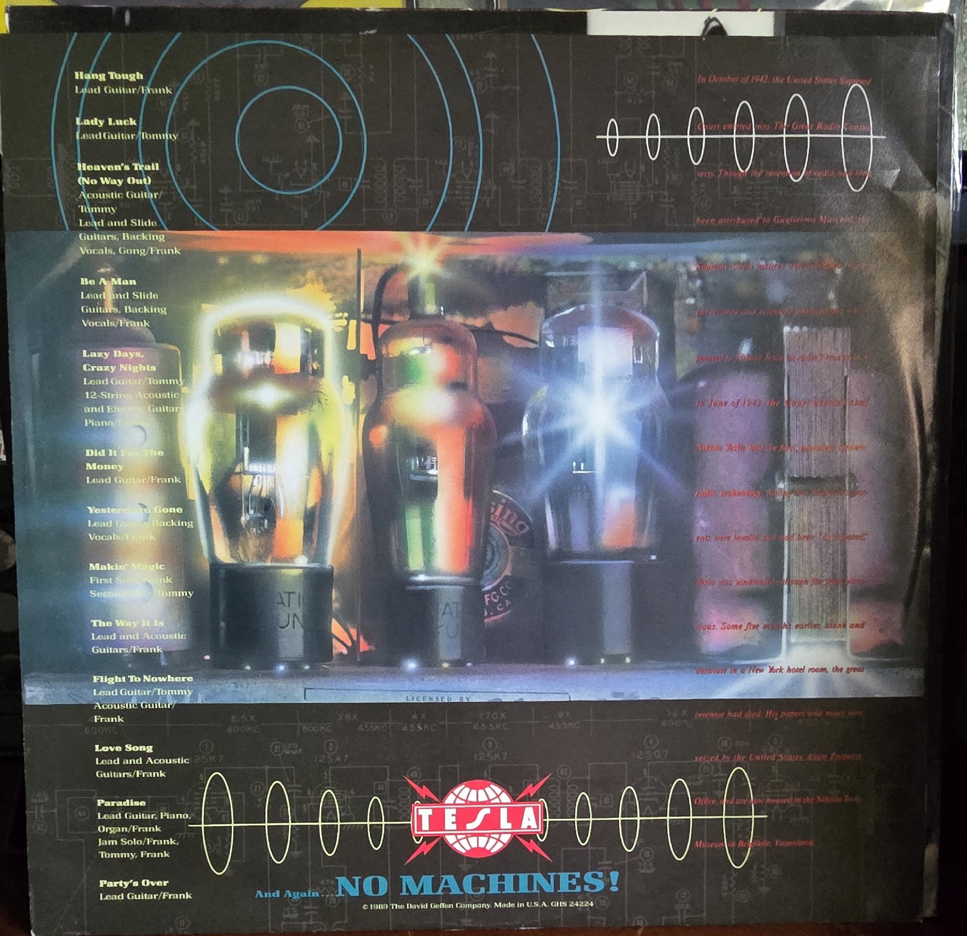 Image 6 of Tesla The Great Radio Controversy Vinyl LP