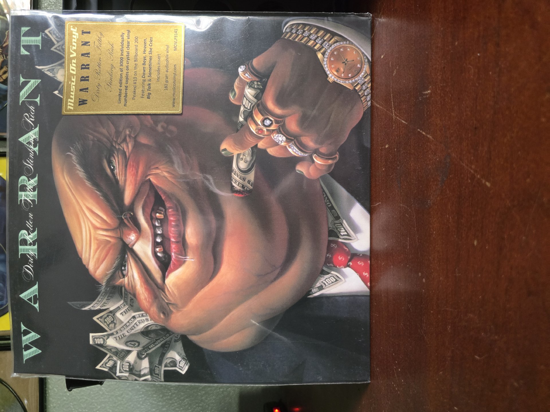 Warrant Dirty Rotten Filthy Stinking Rich Vinyl LP