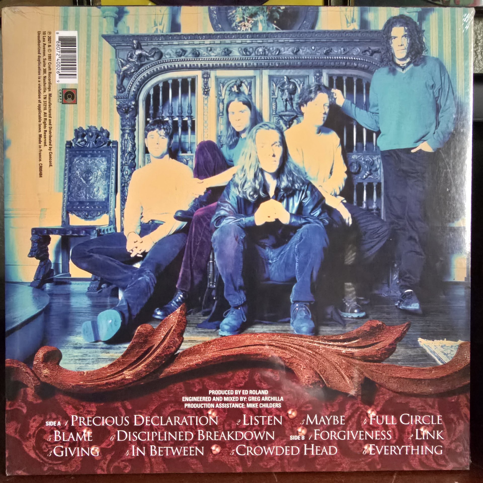 Image 3 of Collective Soul Discipline Breakdown Vinyl LP