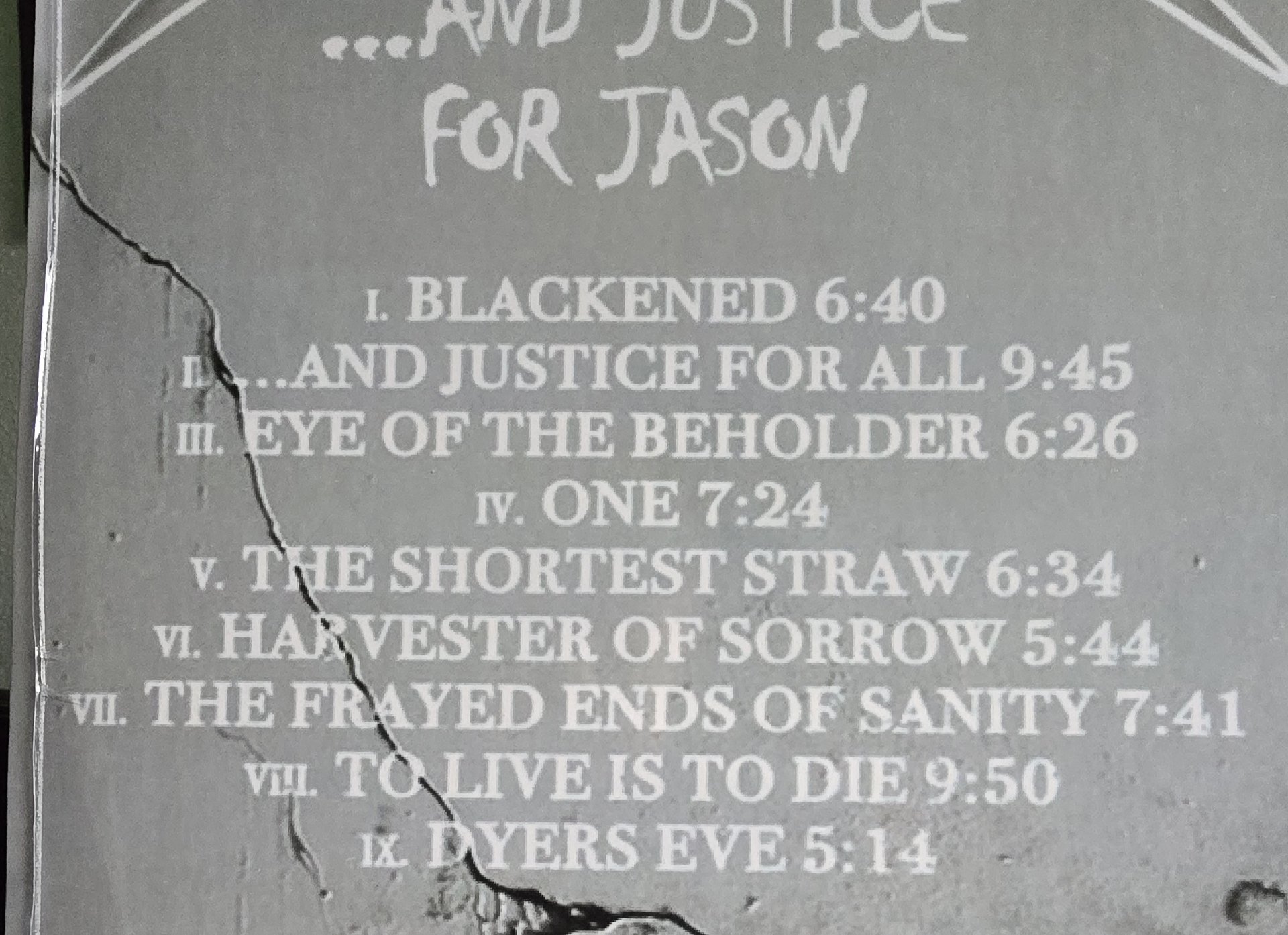 Image 4 of Metallica And Justice For Jason Vinyl LP