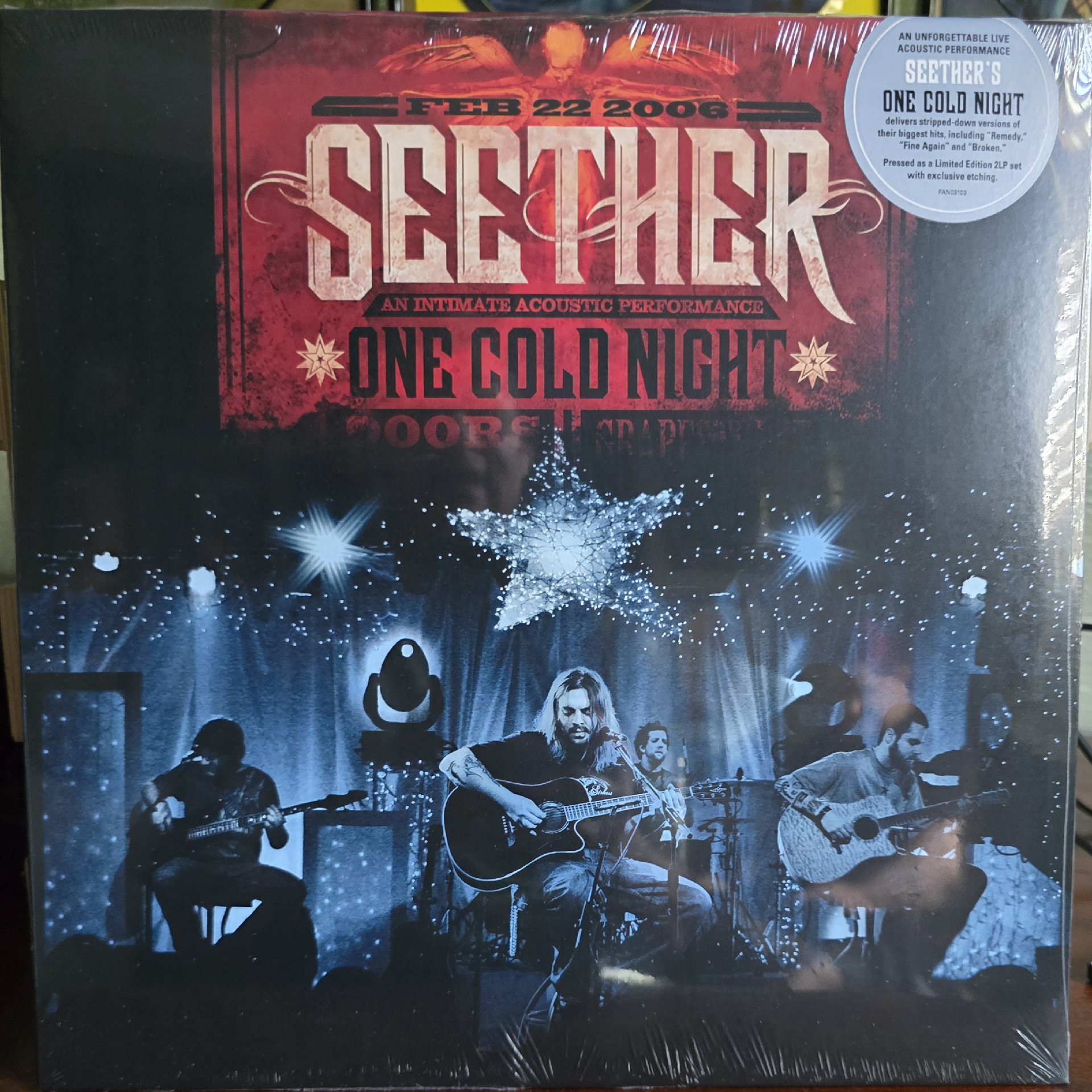 Seether One Cold Night Vinyl LP