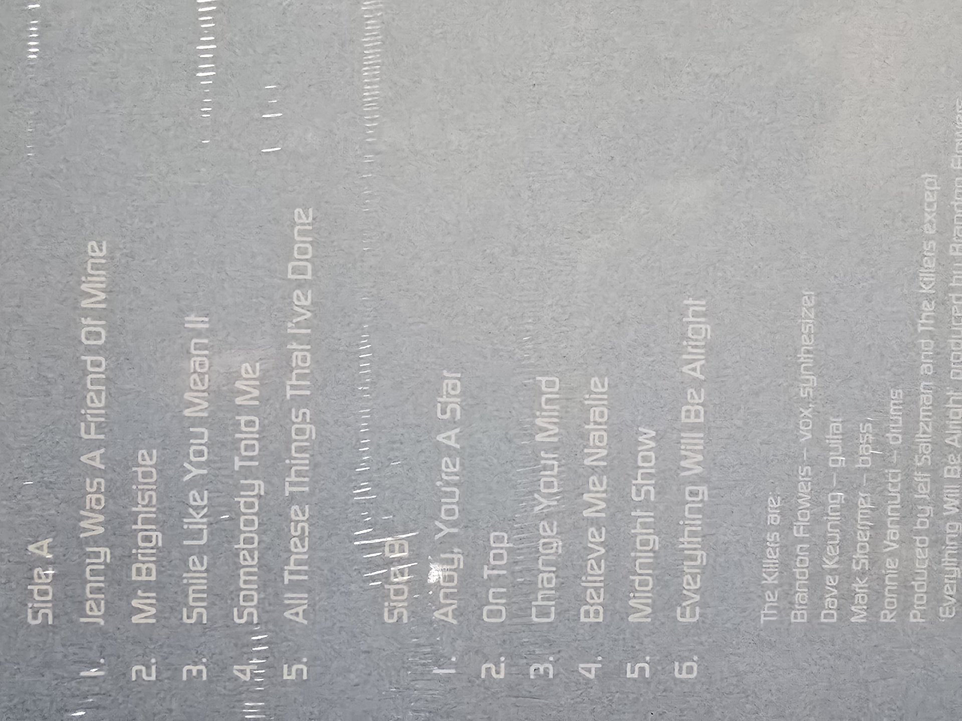 Image 3 of Killers Hot Fuss Vinyl LP