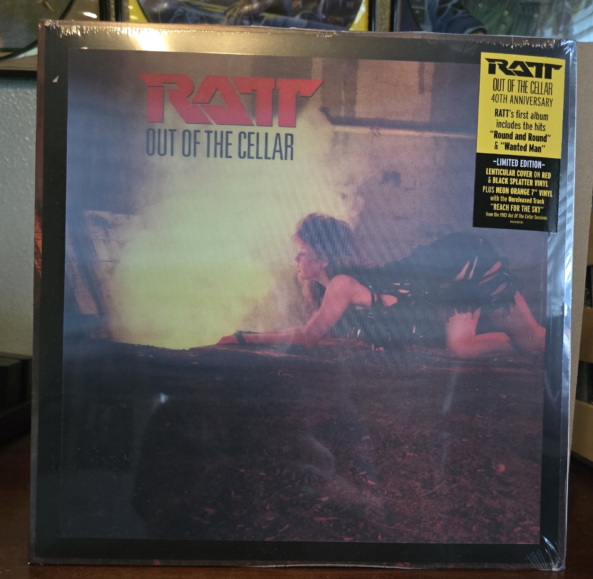 Ratt Out Of The Cellar 40th Anniversary Vinyl LP