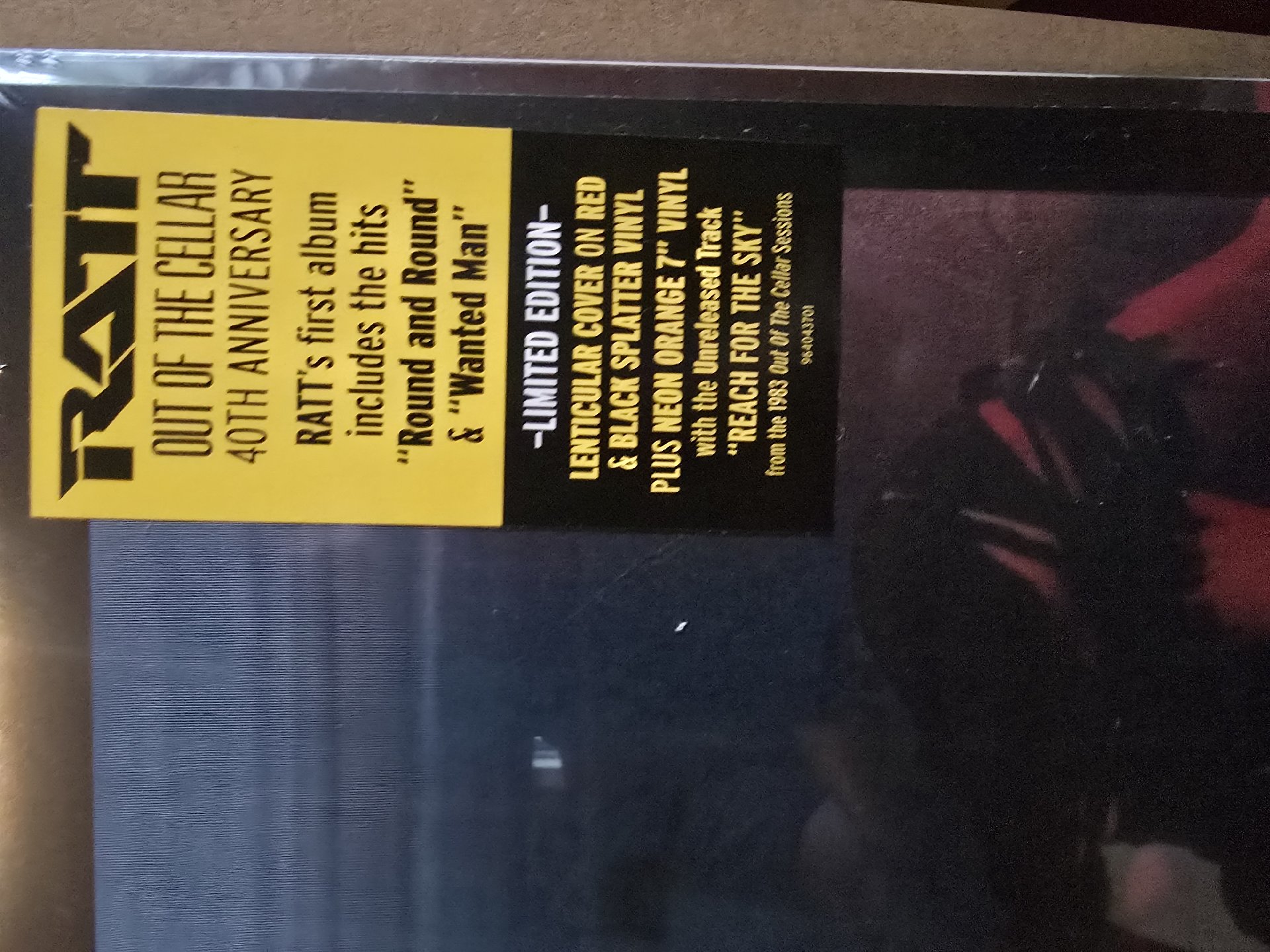 Image 2 of Ratt Out Of The Cellar 40th Anniversary Vinyl LP