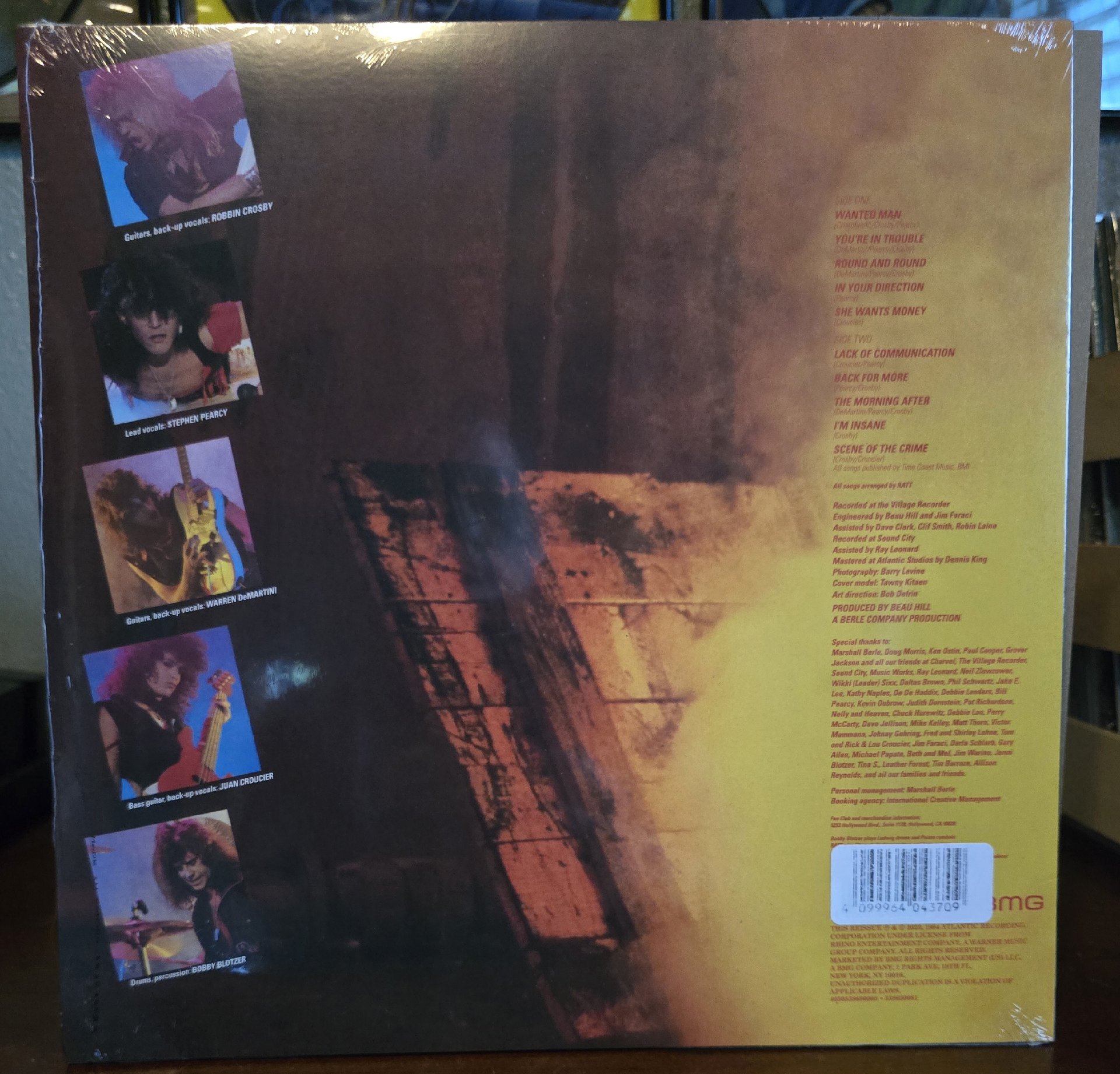 Image 3 of Ratt Out Of The Cellar 40th Anniversary Vinyl LP