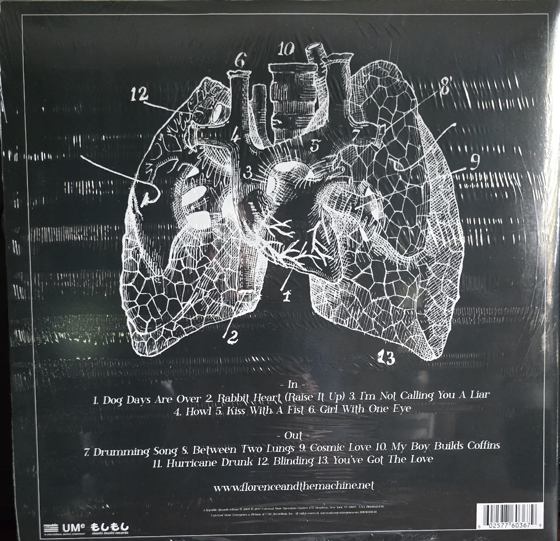 Image 3 of Florence And The Machine Lungs Vinyl LP