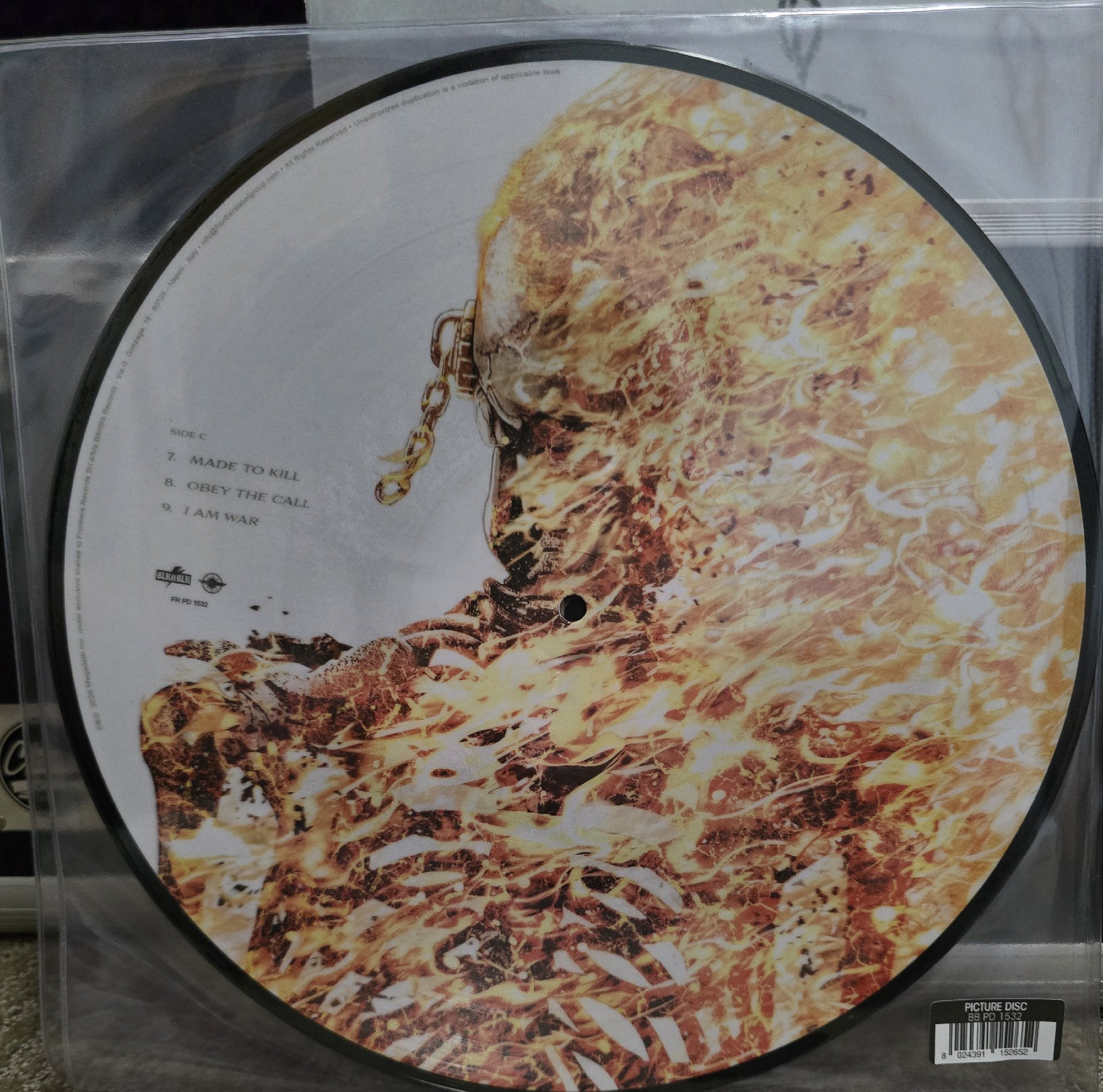 Image 2 of Megadeth Self-Titled Limited Edition Picture Disc Vinyl LP