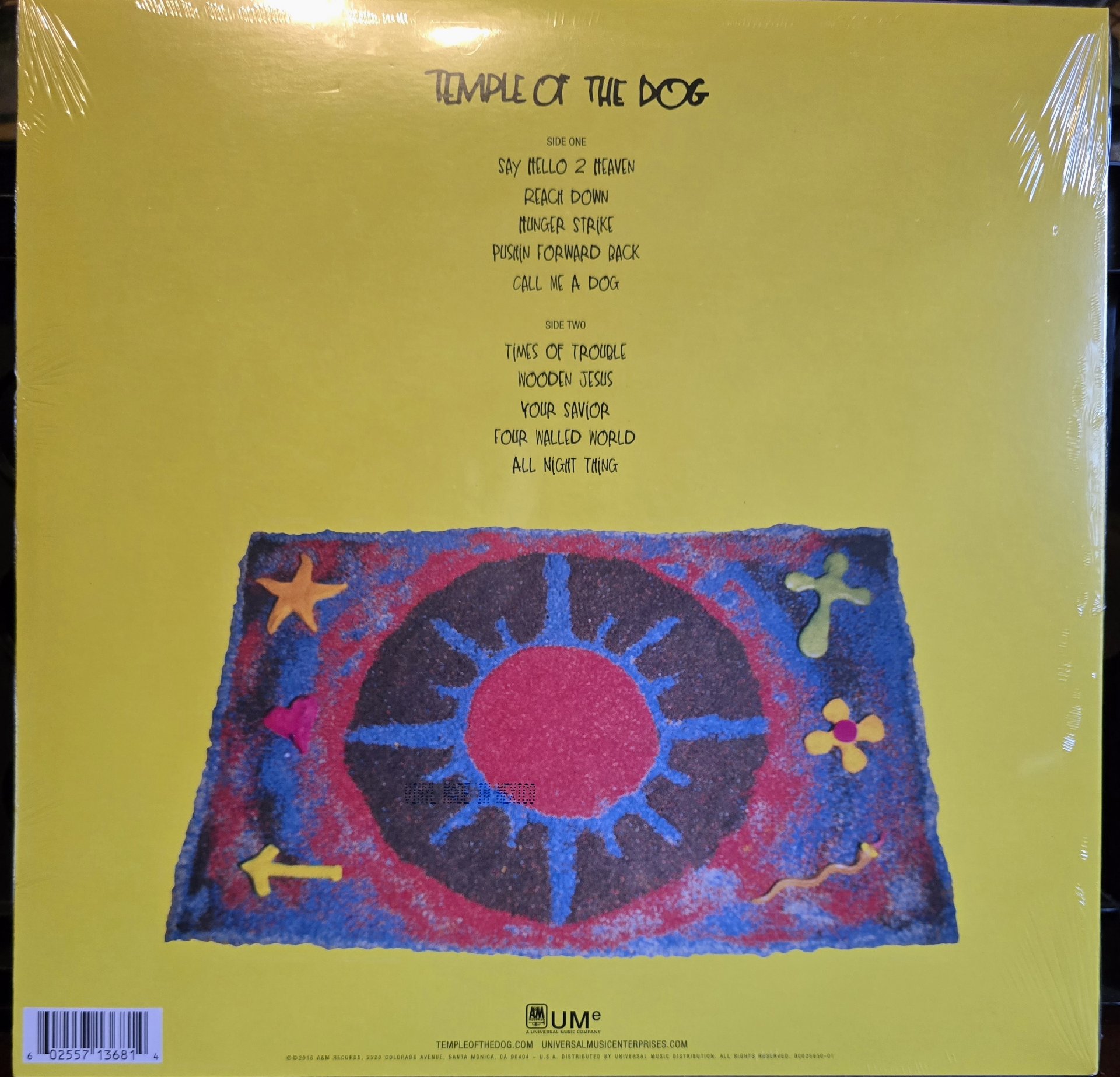 Image 2 of Temple Of The Dog Self-Titled Vinyl LP