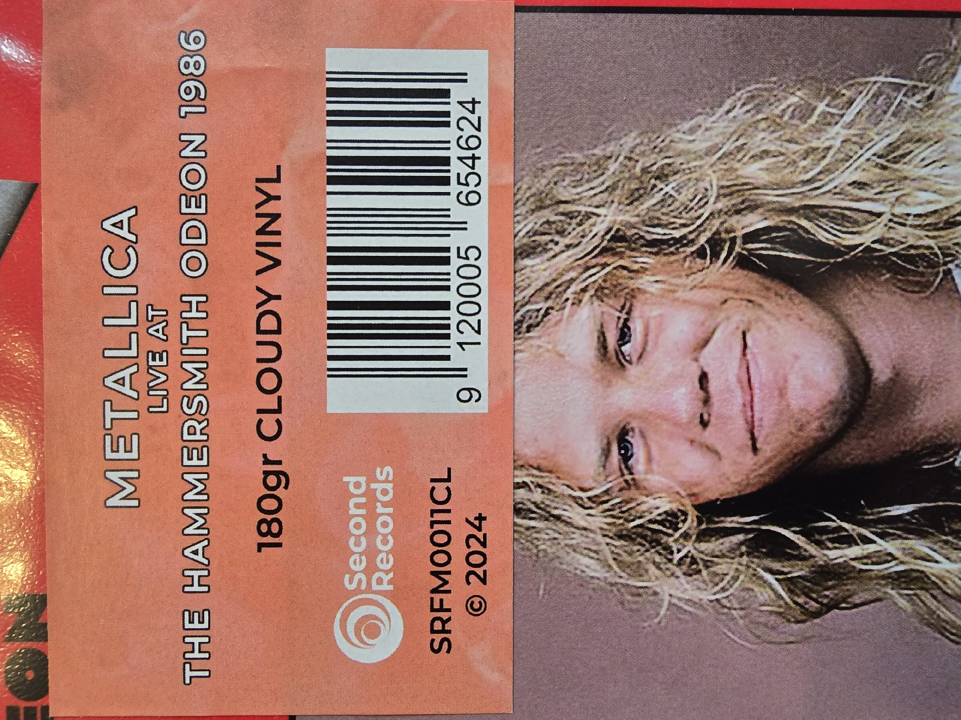 Image 2 of Metallica Live At Hammersmith Vinyl LP