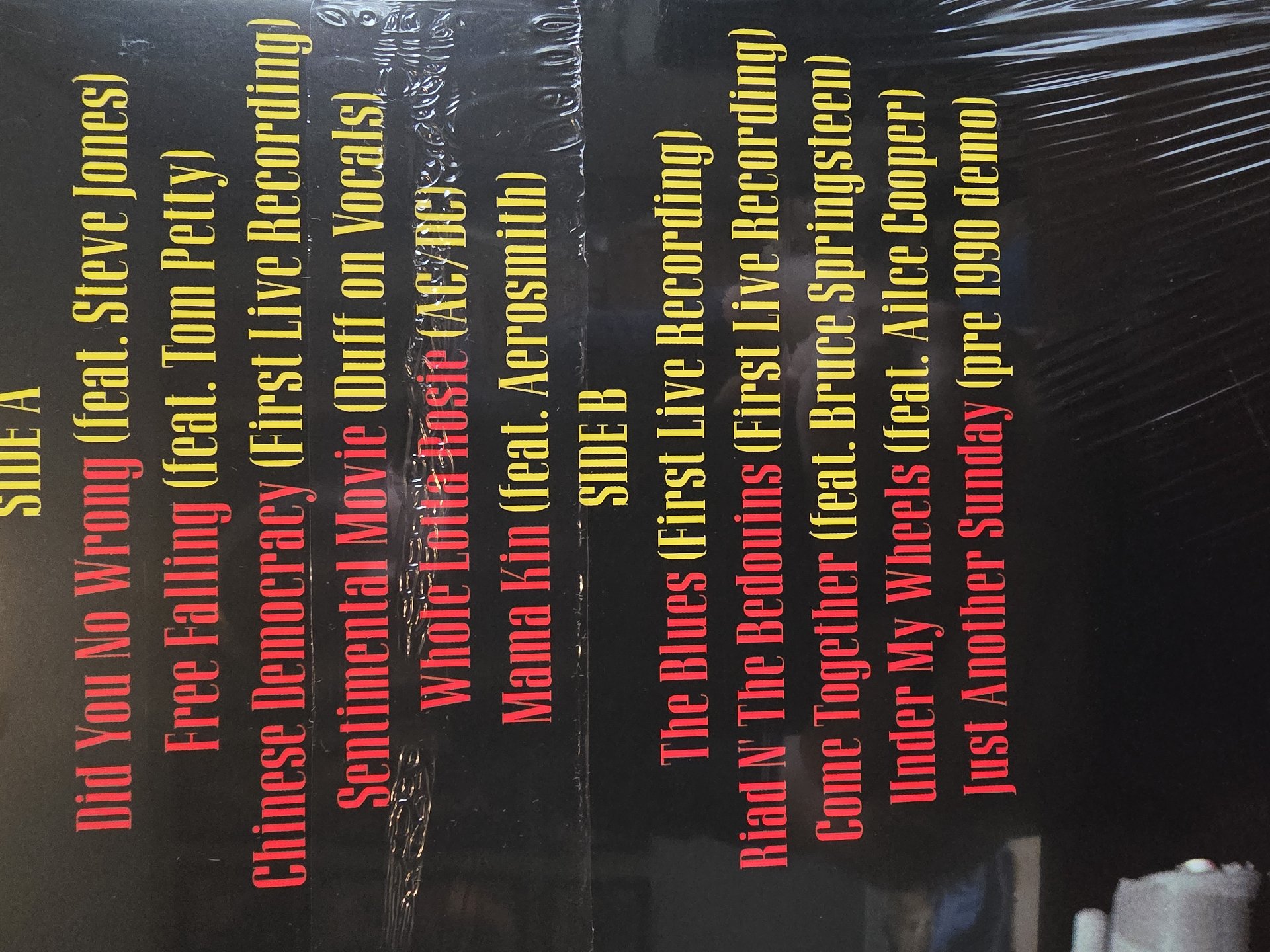 Image 3 of Guns N Roses Rare Tracks And Radio Sessions Vinyl LP