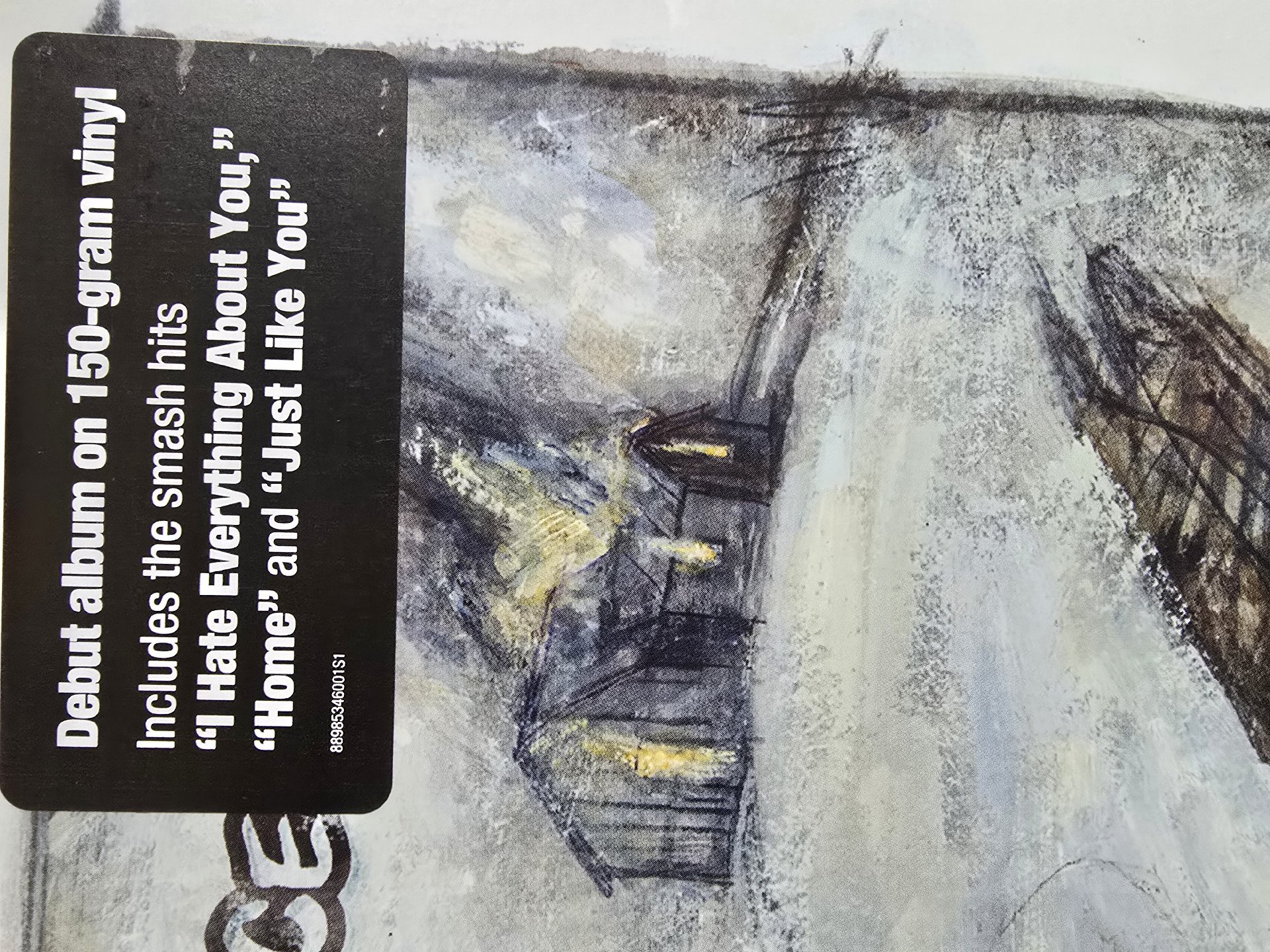 Image 2 of Three Days Grace Self-Titled Vinyl LP