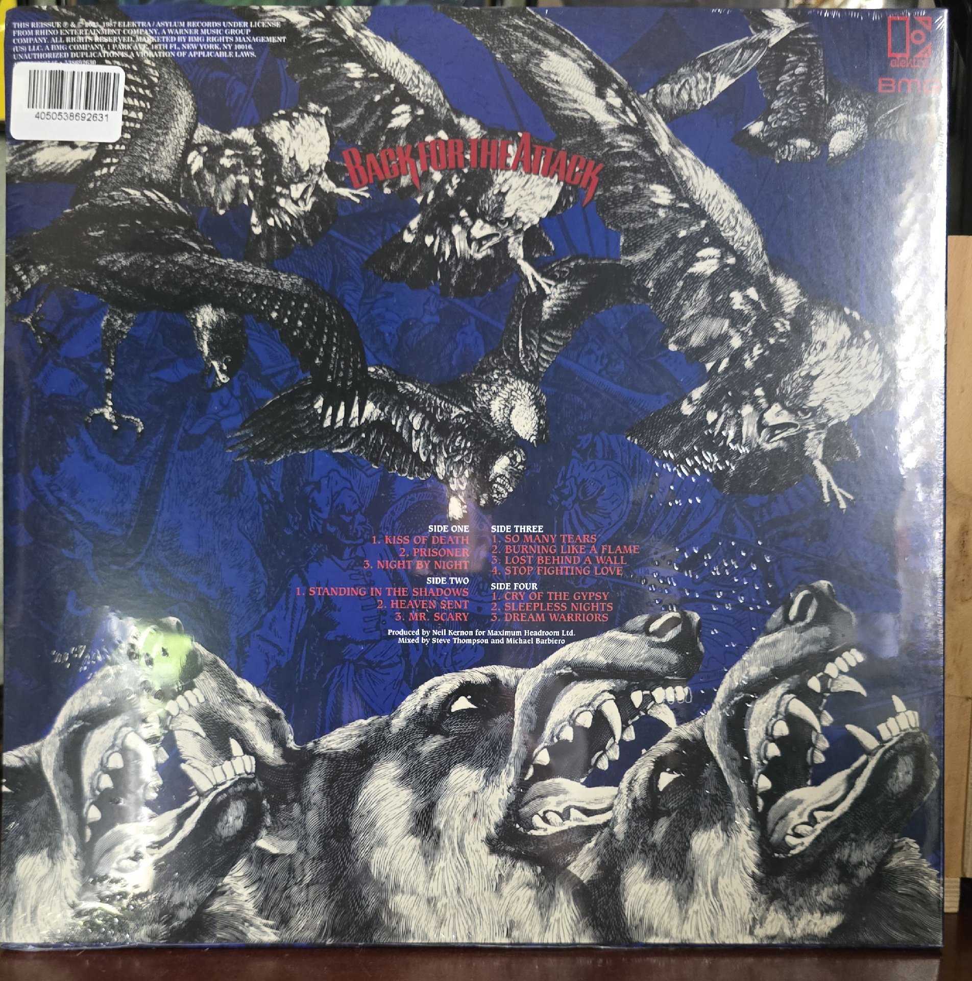 Image 4 of Dokken Back For The Attack Vinyl LP