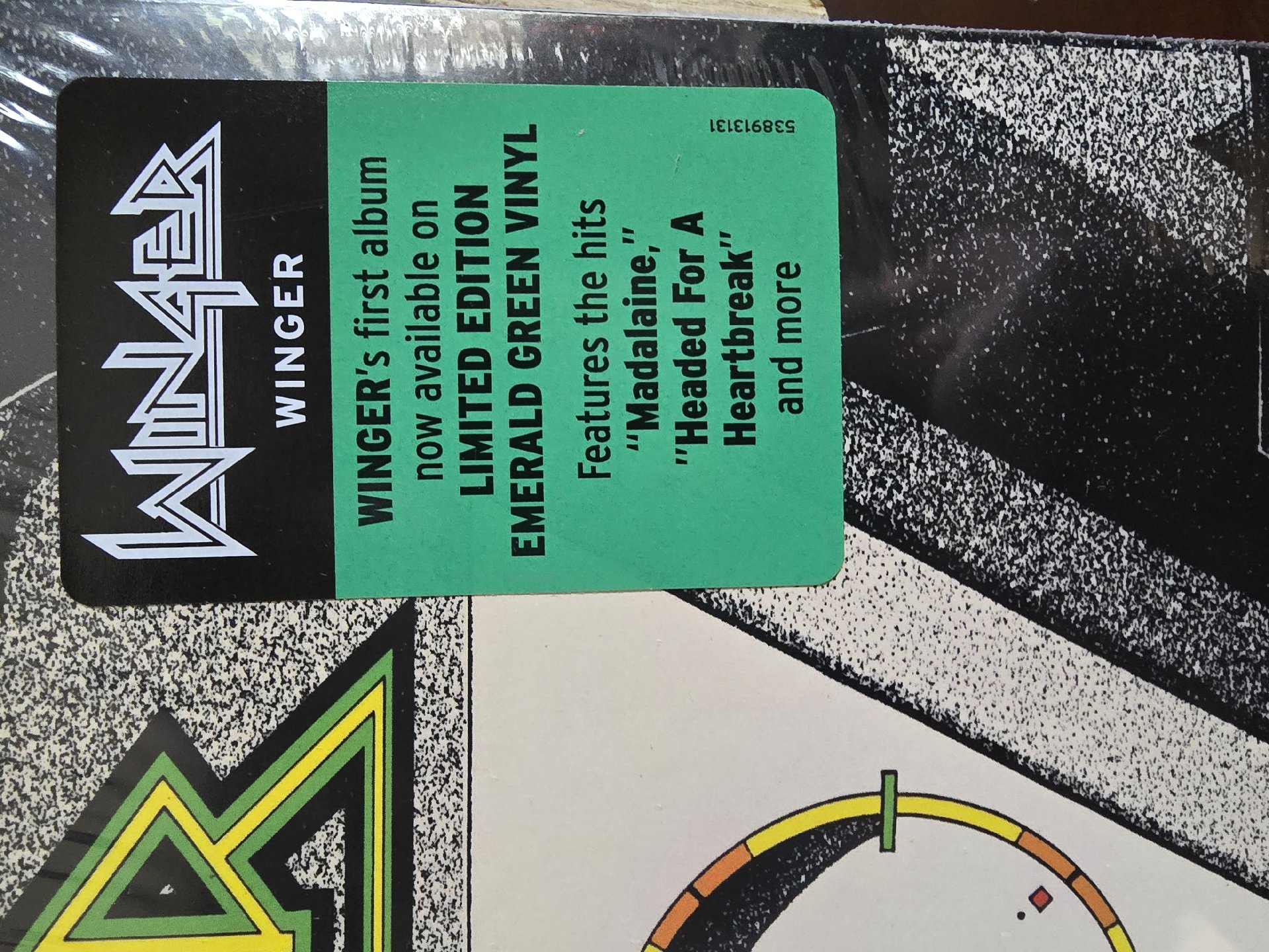 Image 2 of Winger Self-Titled Vinyl LP