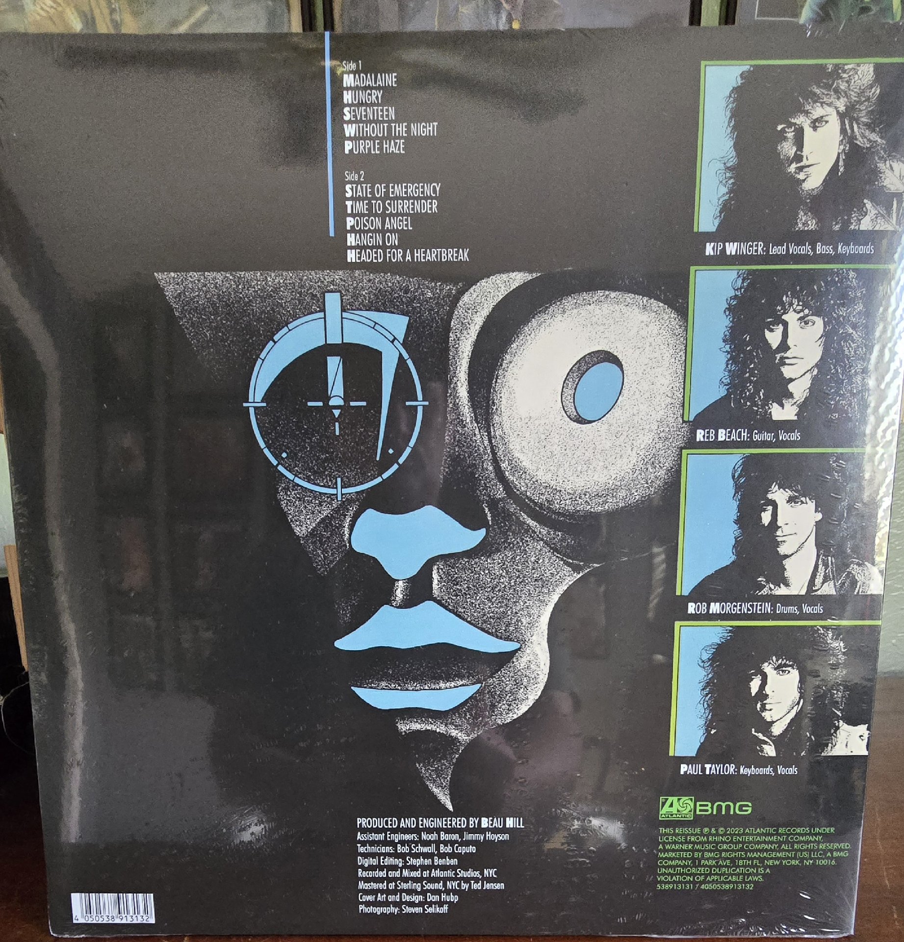 Image 3 of Winger Self-Titled Vinyl LP