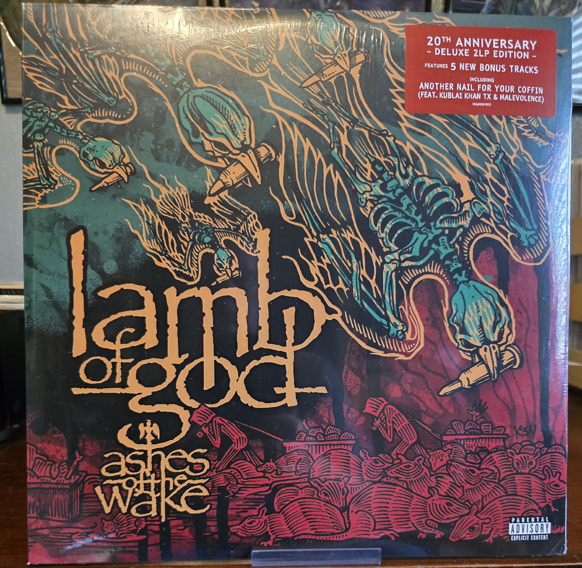 Lamb Of God Ashes Of The Wake 20th Anniversary Vinyl LP