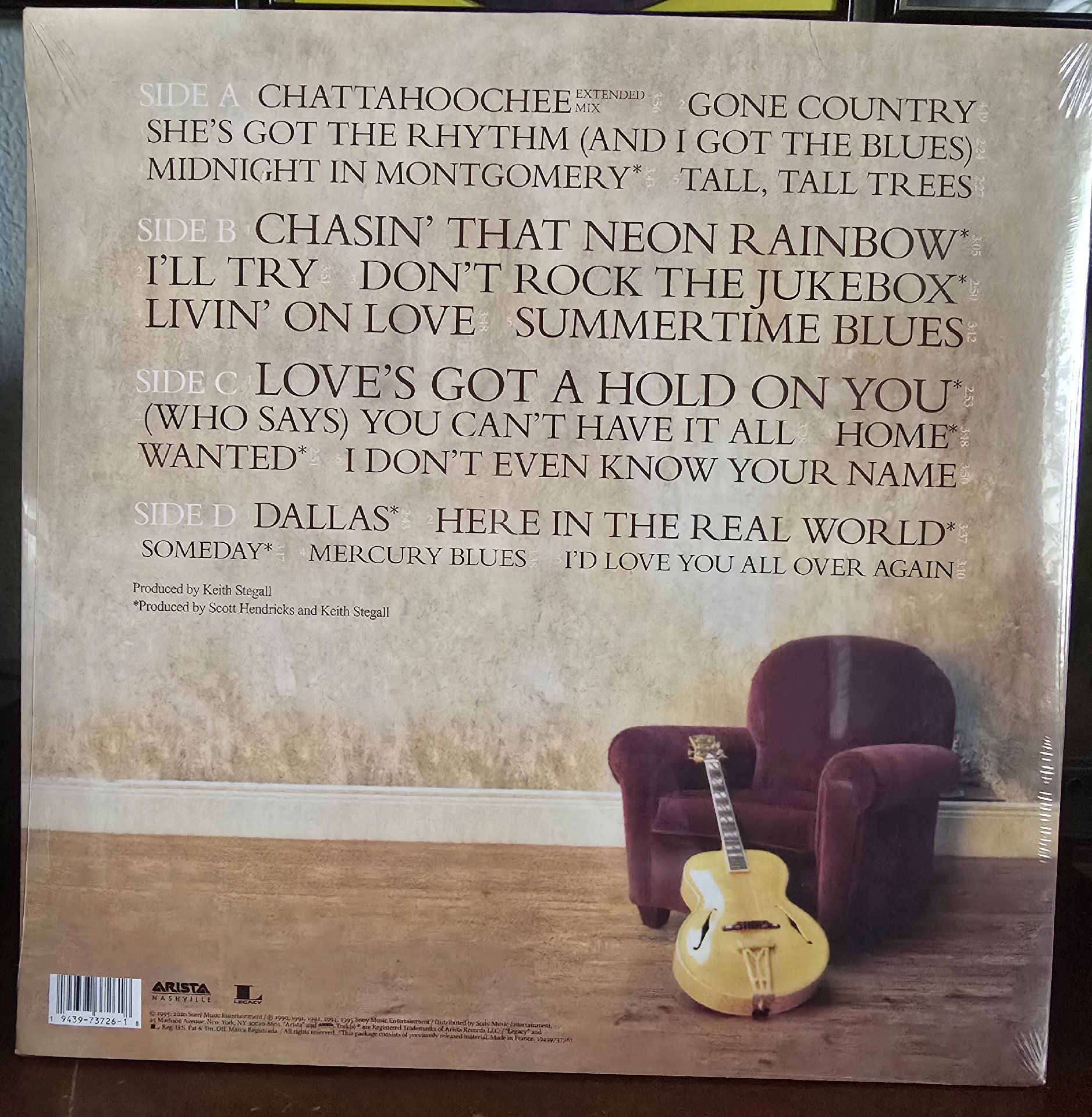 Image 2 of Alan Jackson Greatest Hits Collection Vinyl LP
